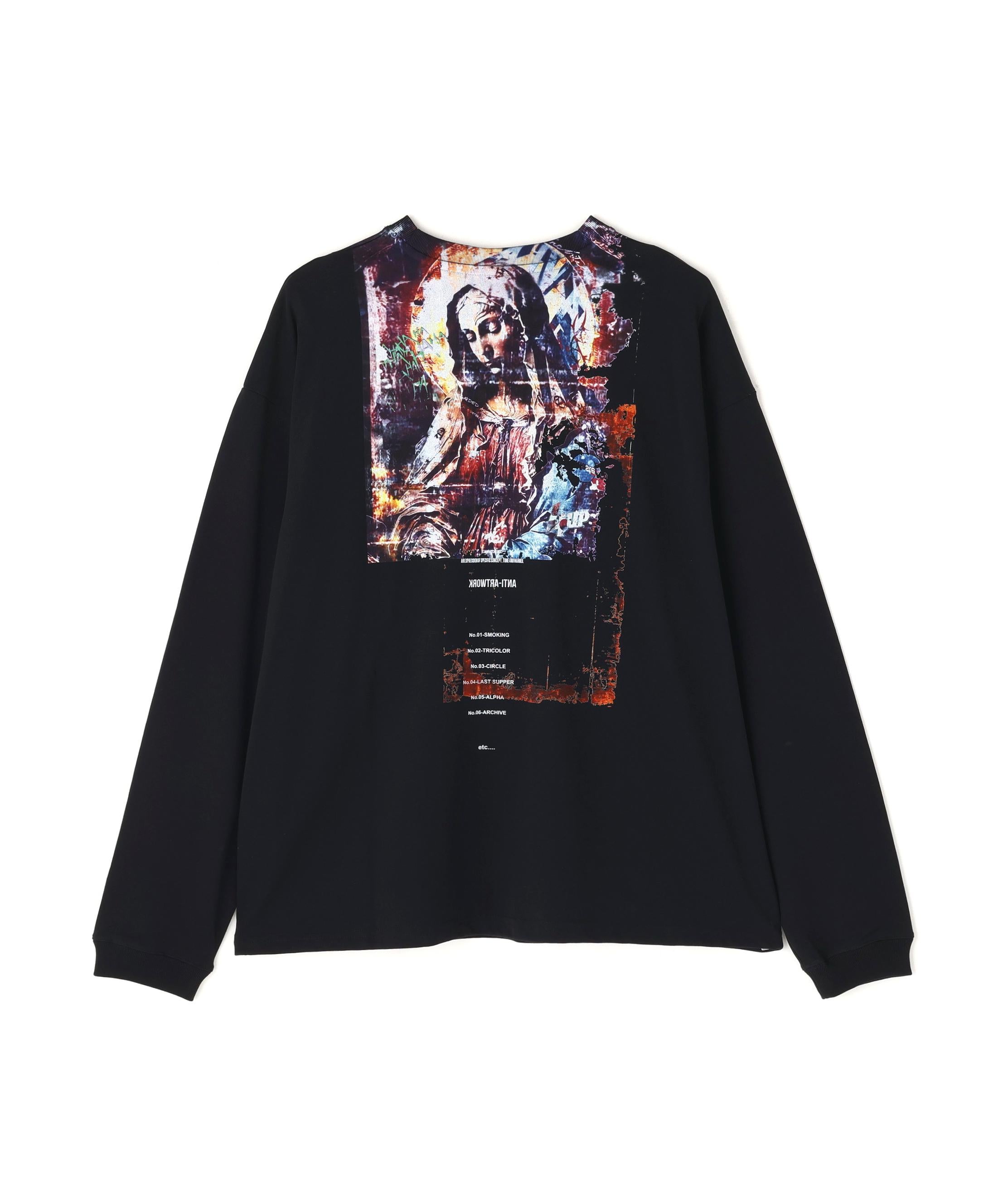 A4A/エーフォーエー/L/S TEE MAGDALENA ブラック