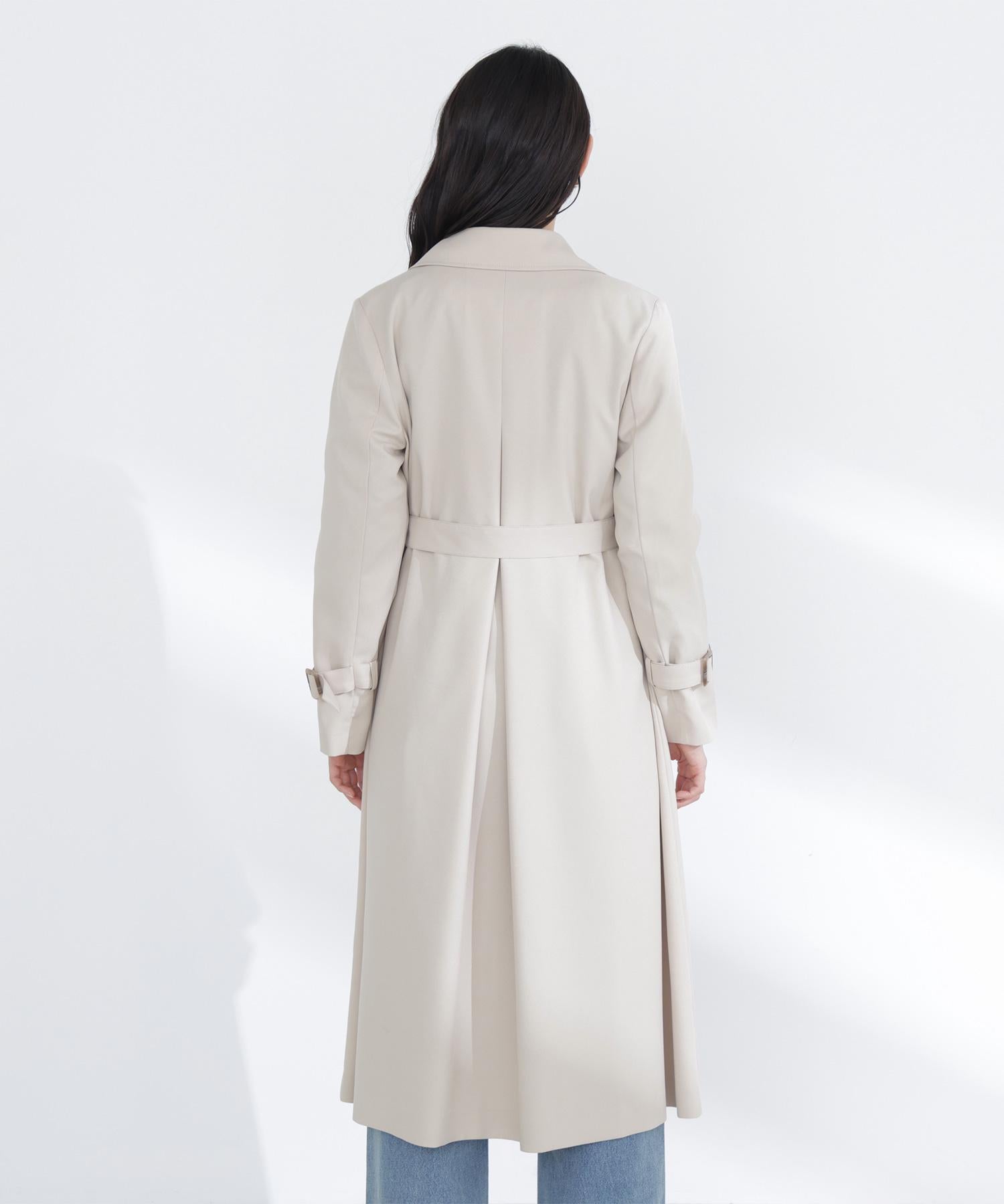 パウダーツイルトレンチコート ベージュ4
