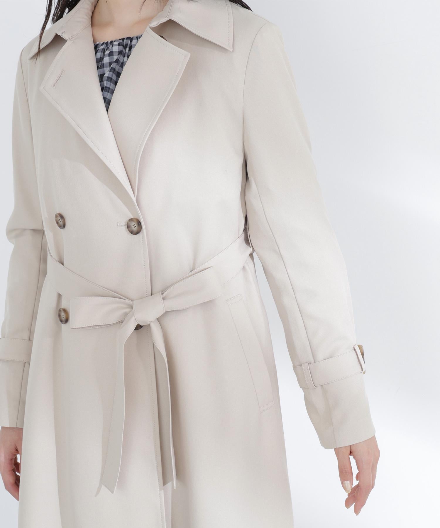 パウダーツイルトレンチコート ベージュ4