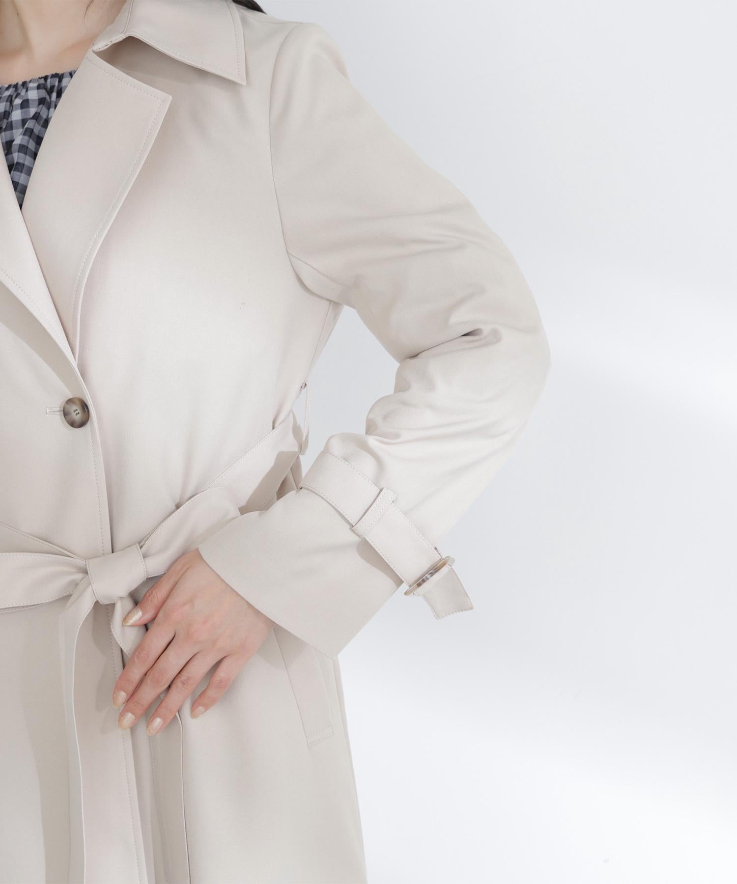 パウダーツイルトレンチコート ベージュ4