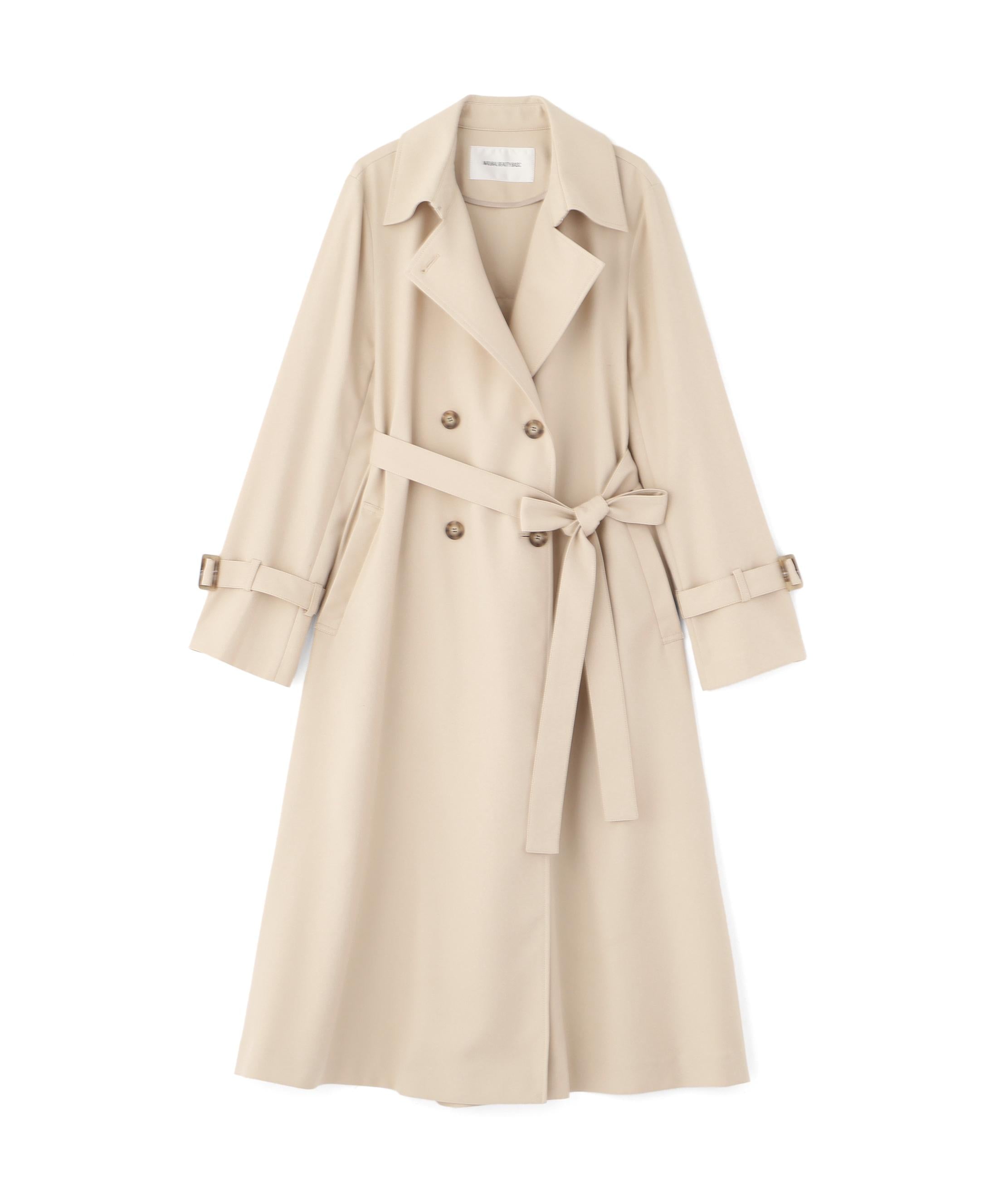 パウダーツイルトレンチコート ベージュ4