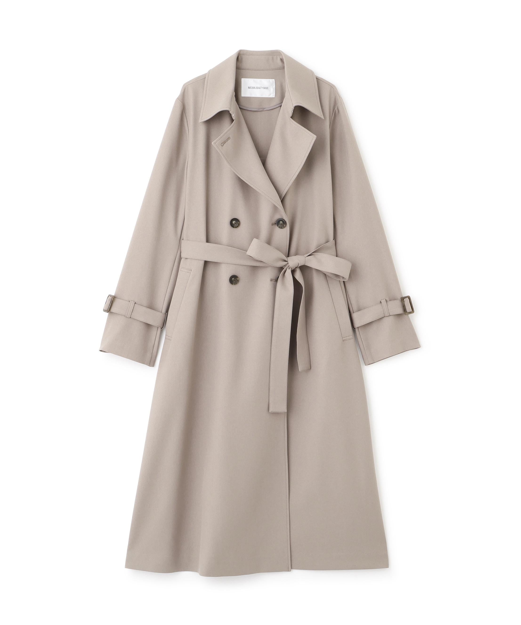 パウダーツイルトレンチコート ソフトモカ