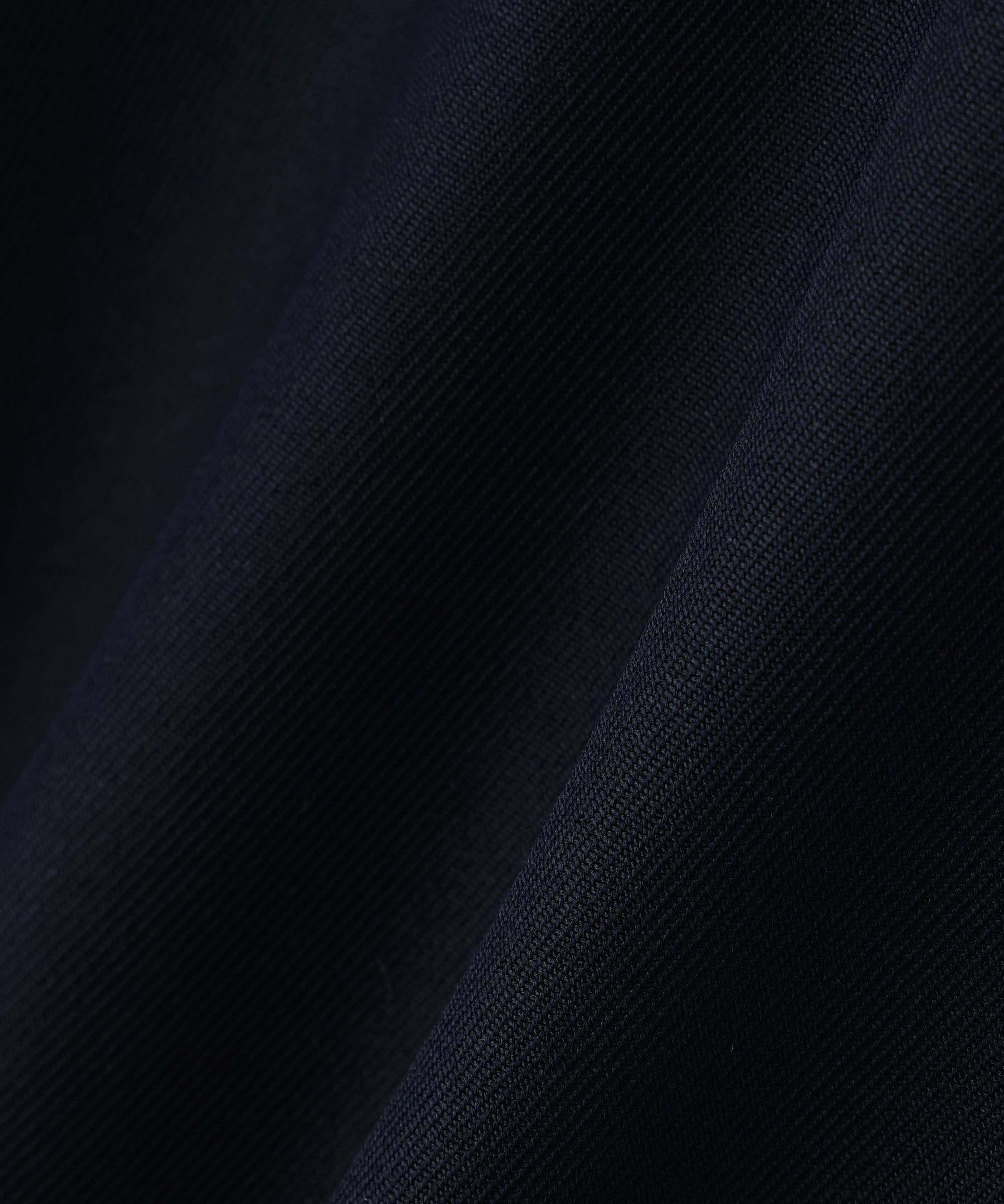 ハーフトレンチコート ネイビー