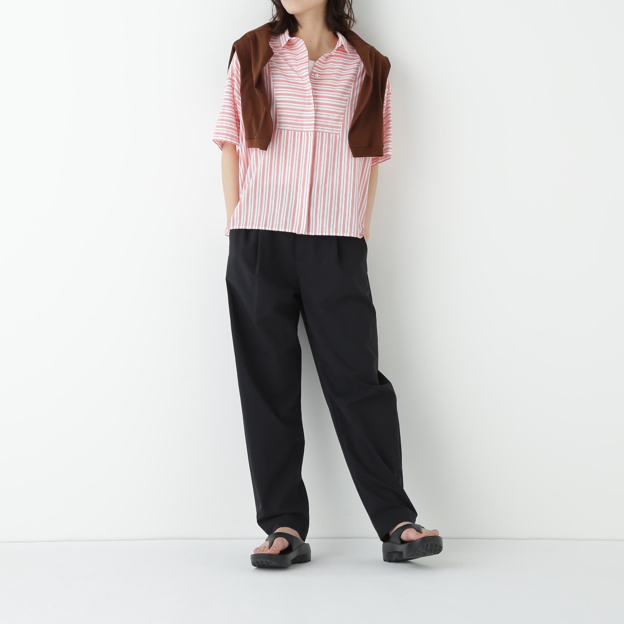 ◆ナイロンタスランストレッチパンツ ブラック