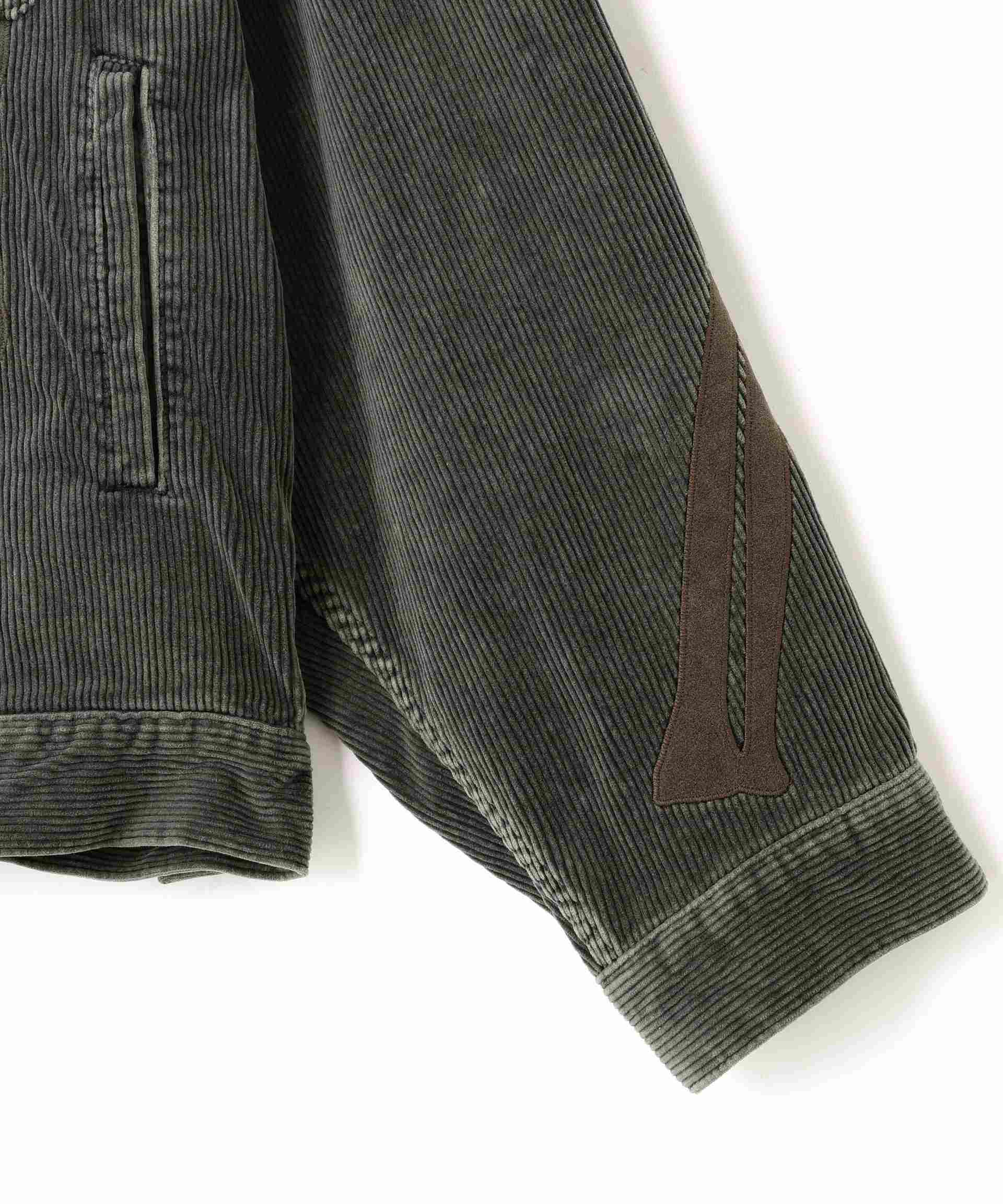 doulet/ダブレット/RONE APPLIQUE CO>DU>OY JACKET グレー