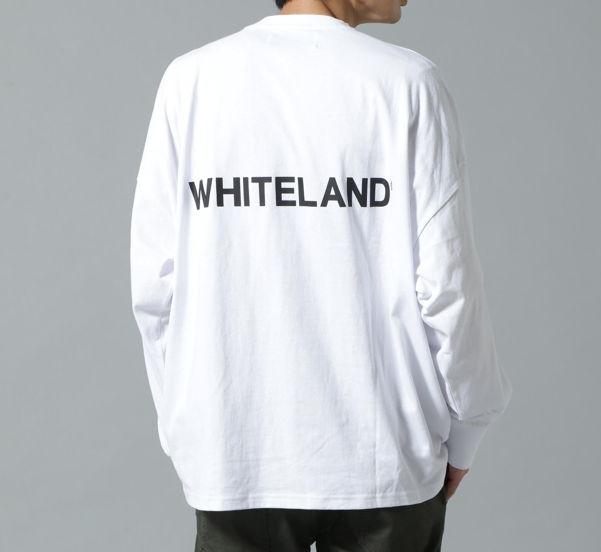WHITELAND/white land/LOGO LST/logo long sleeve T