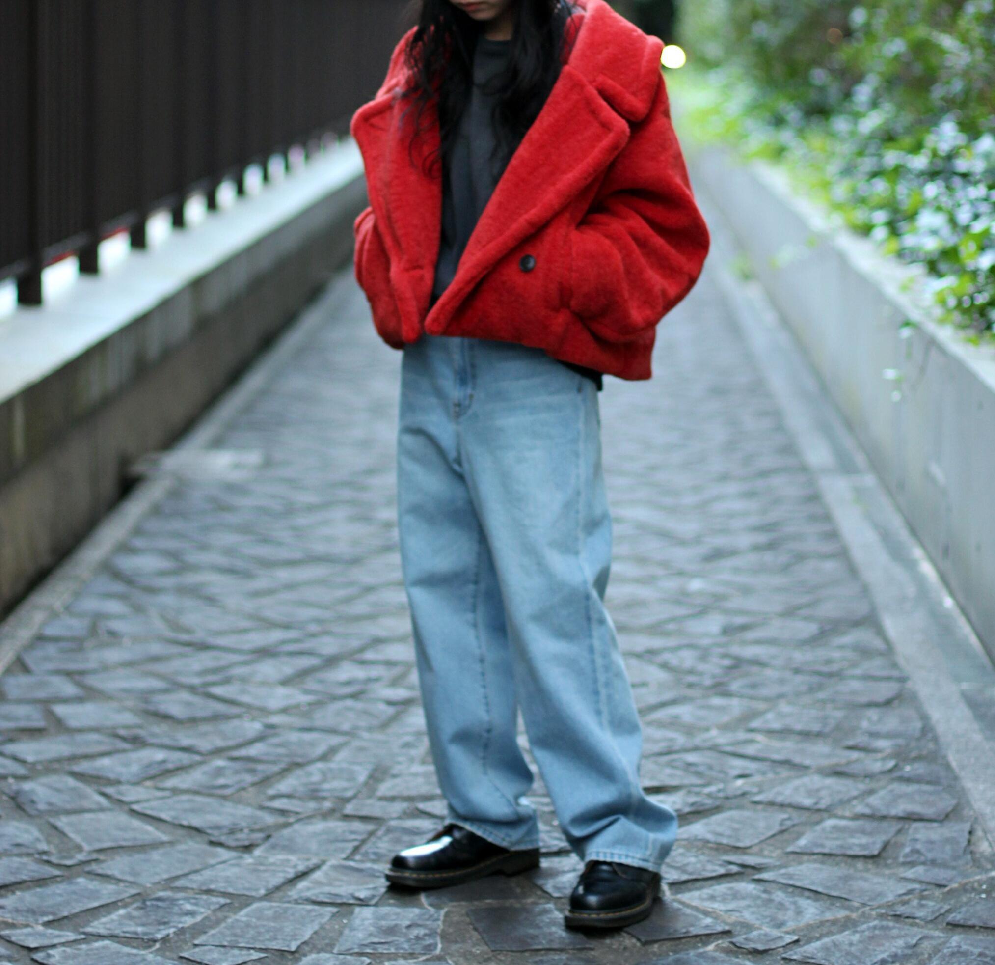 《Relle LINE》ROA JACKET/ボアジャケット レッド