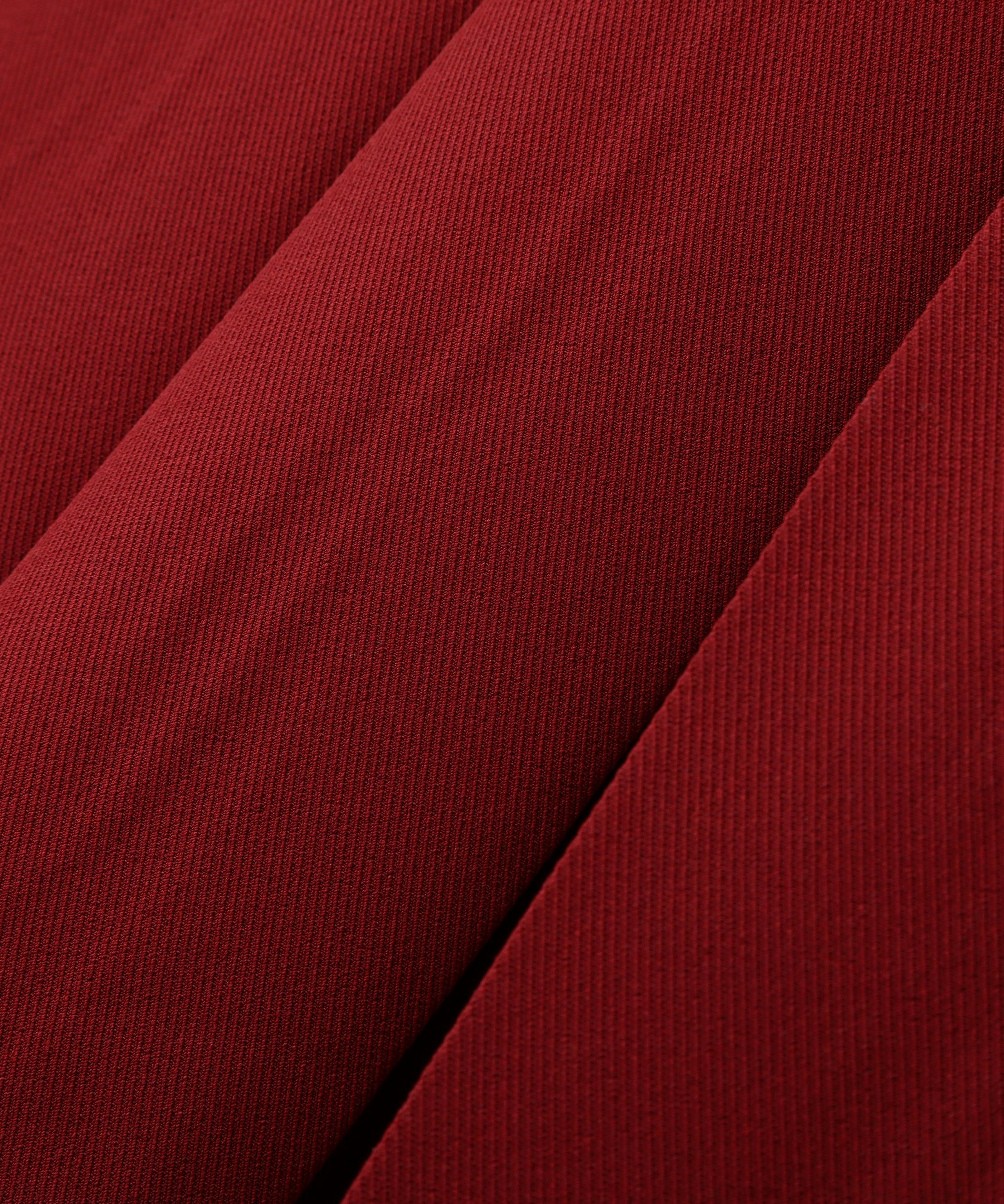 タックプリーツミディスカート ボルドー