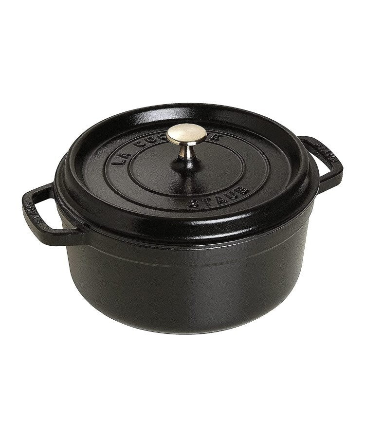 トゥーワントゥーキッチン ストア 212 KITCHEN STORE ココットラウンド 24cm BK <staub ストウブ> (その他(879)) その他(879)