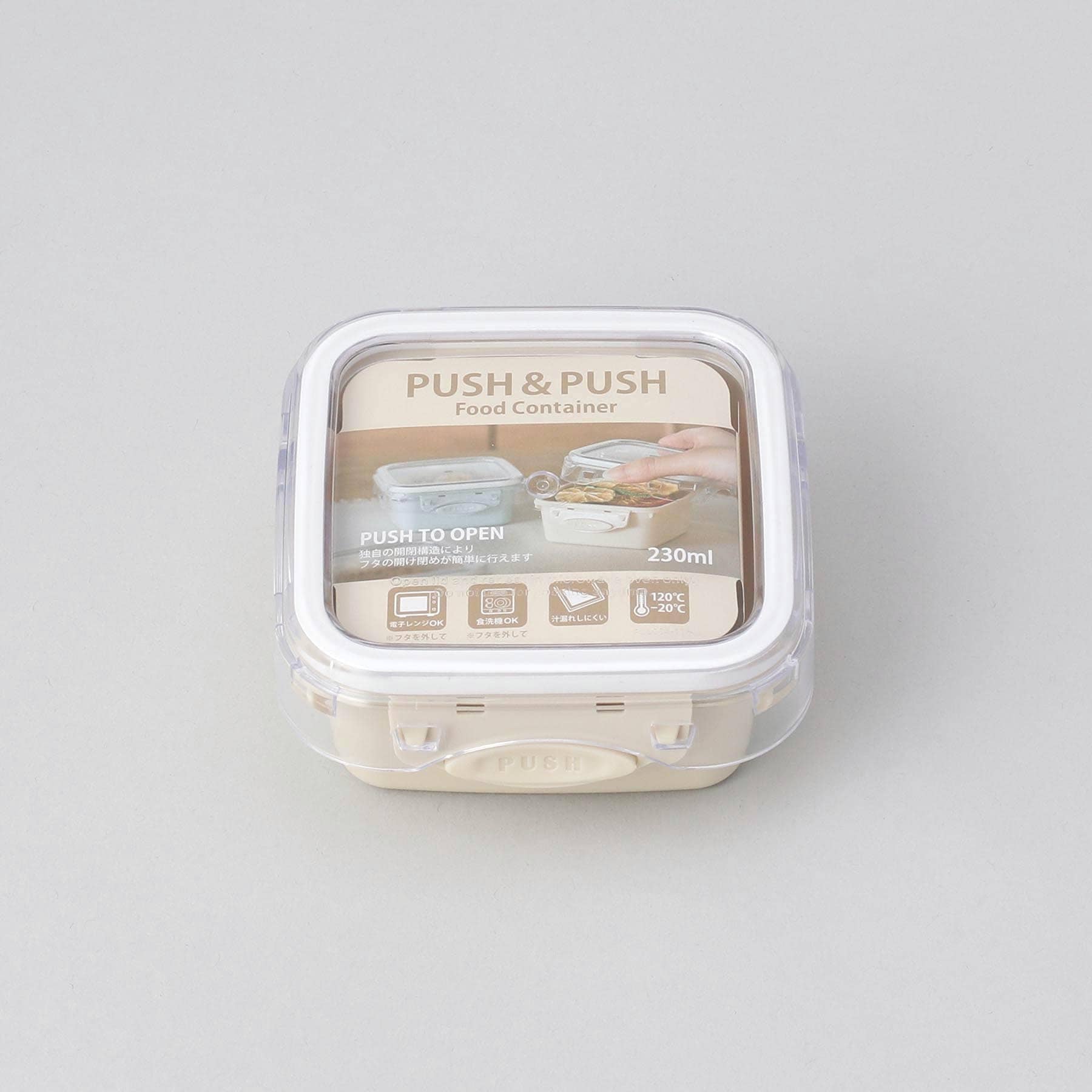 212 KITCHEN STORE 212 KITCHEN STORE PUSH & PUSH Square 230ml IV【Non-returnable item】