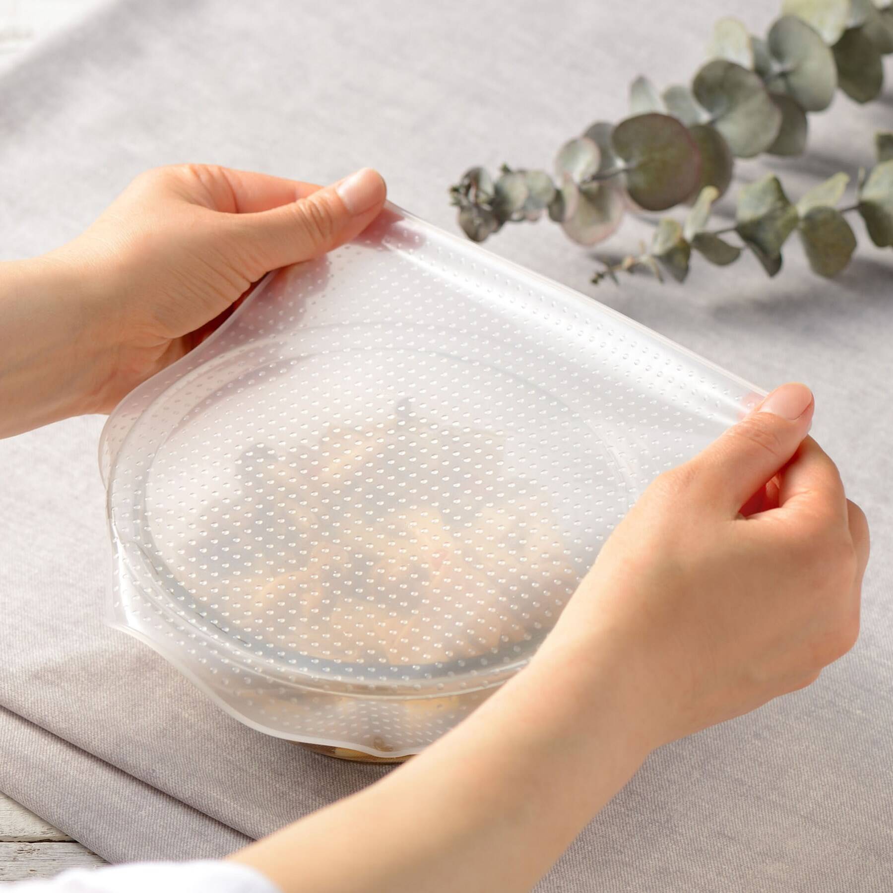 トゥーワントゥーキッチン ストア 212 KITCHEN STORE ラクーニ 角型シリコーンラップ 4枚入【返品不可商品】