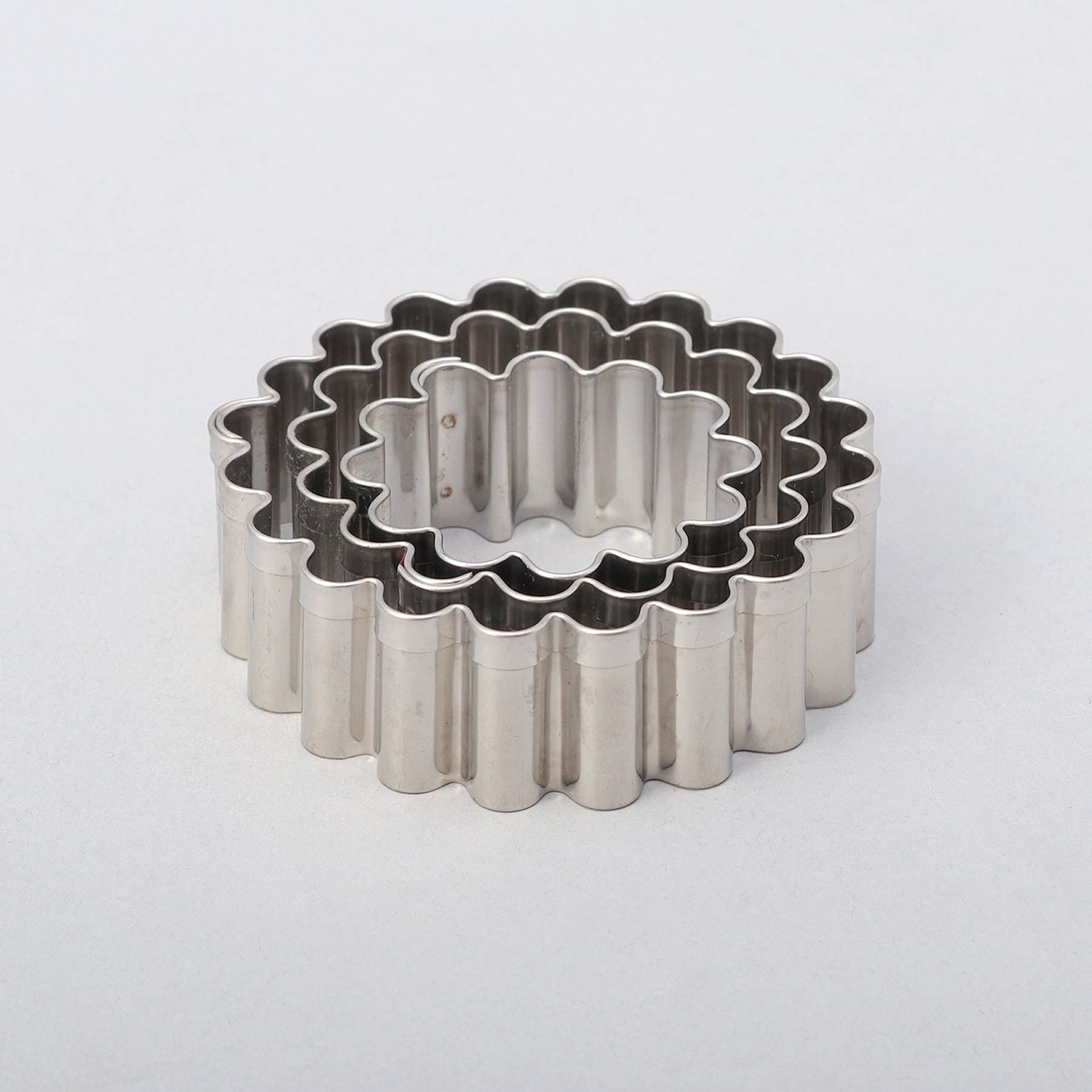 トゥーワントゥーキッチン ストア 212 KITCHEN STORE ステンレス クッキー型 ウェーブ丸 3PCS (その他) その他