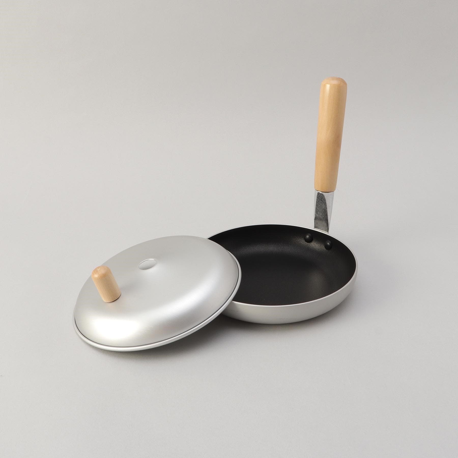トゥーワントゥーキッチン ストア 212 KITCHEN STORE NEWクックマイン ふっ素加工フタ付親子鍋 16cm 【返品不可商品】 (シルバー) その他