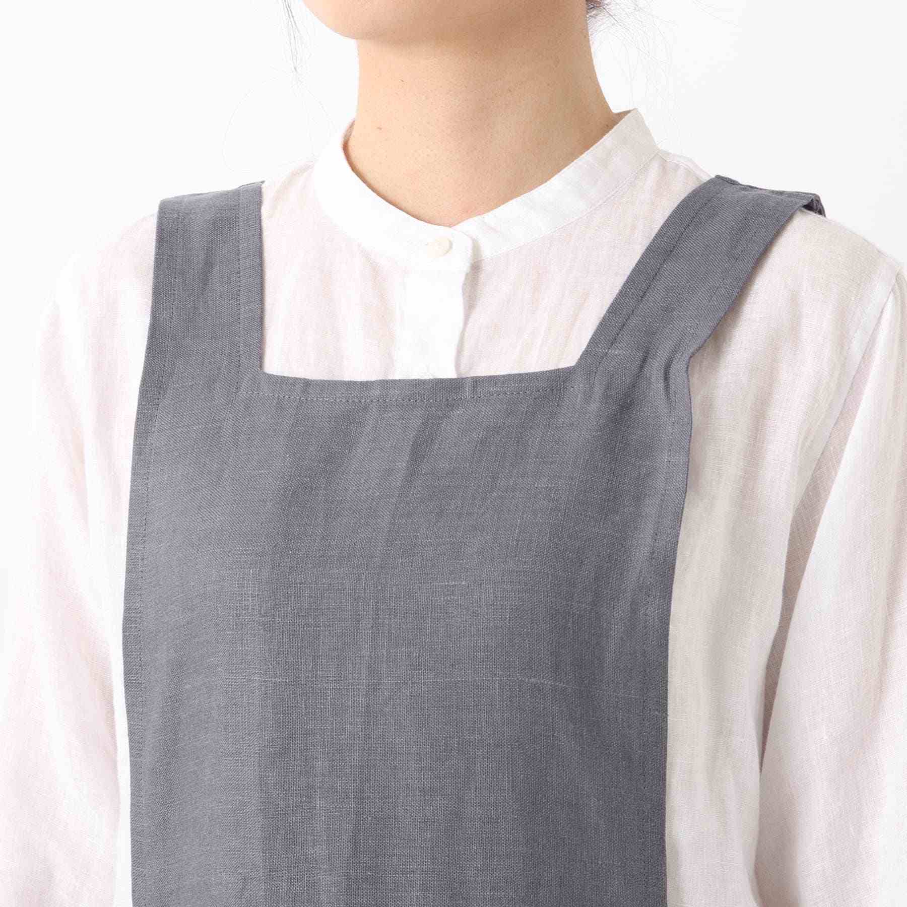 二一二廚房商店 212 KITCHEN STORE 亞麻肩背一件式 Pron 灰色