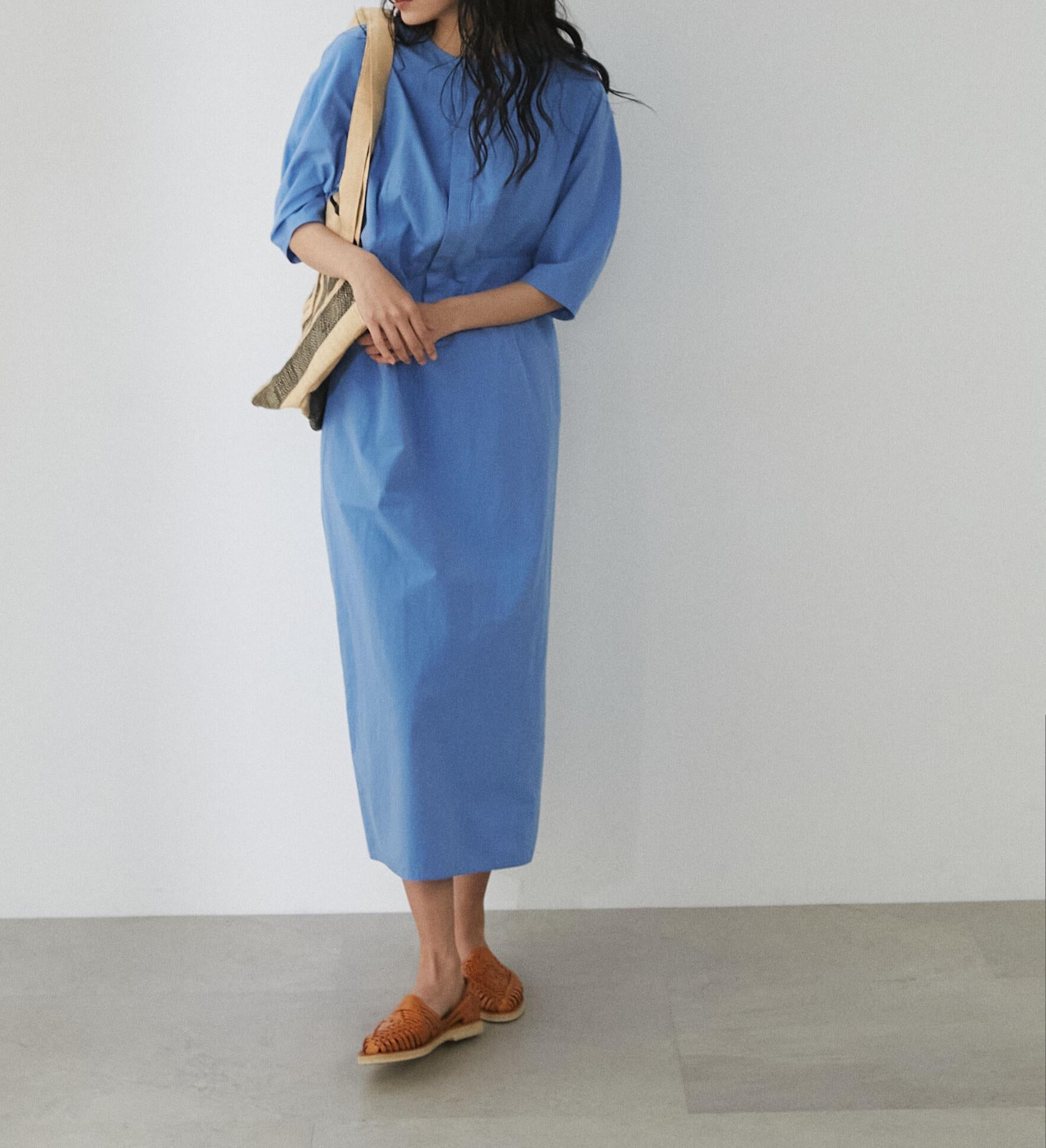 OGCタイプライターワンピース ブルー