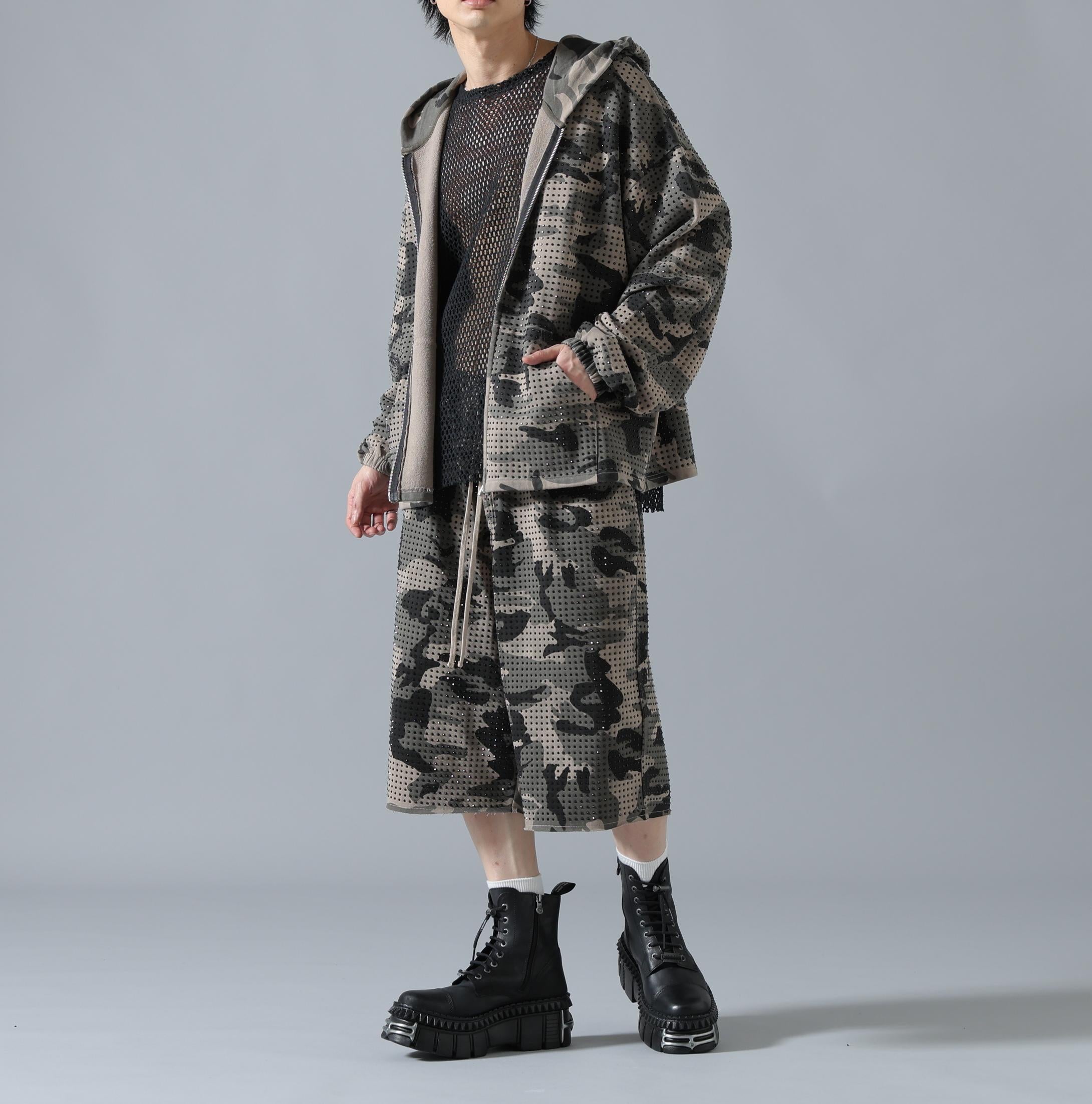 DankeSchon/ダンケシェーン/CAMO LINESTONE ZIP HOODIE カモ4