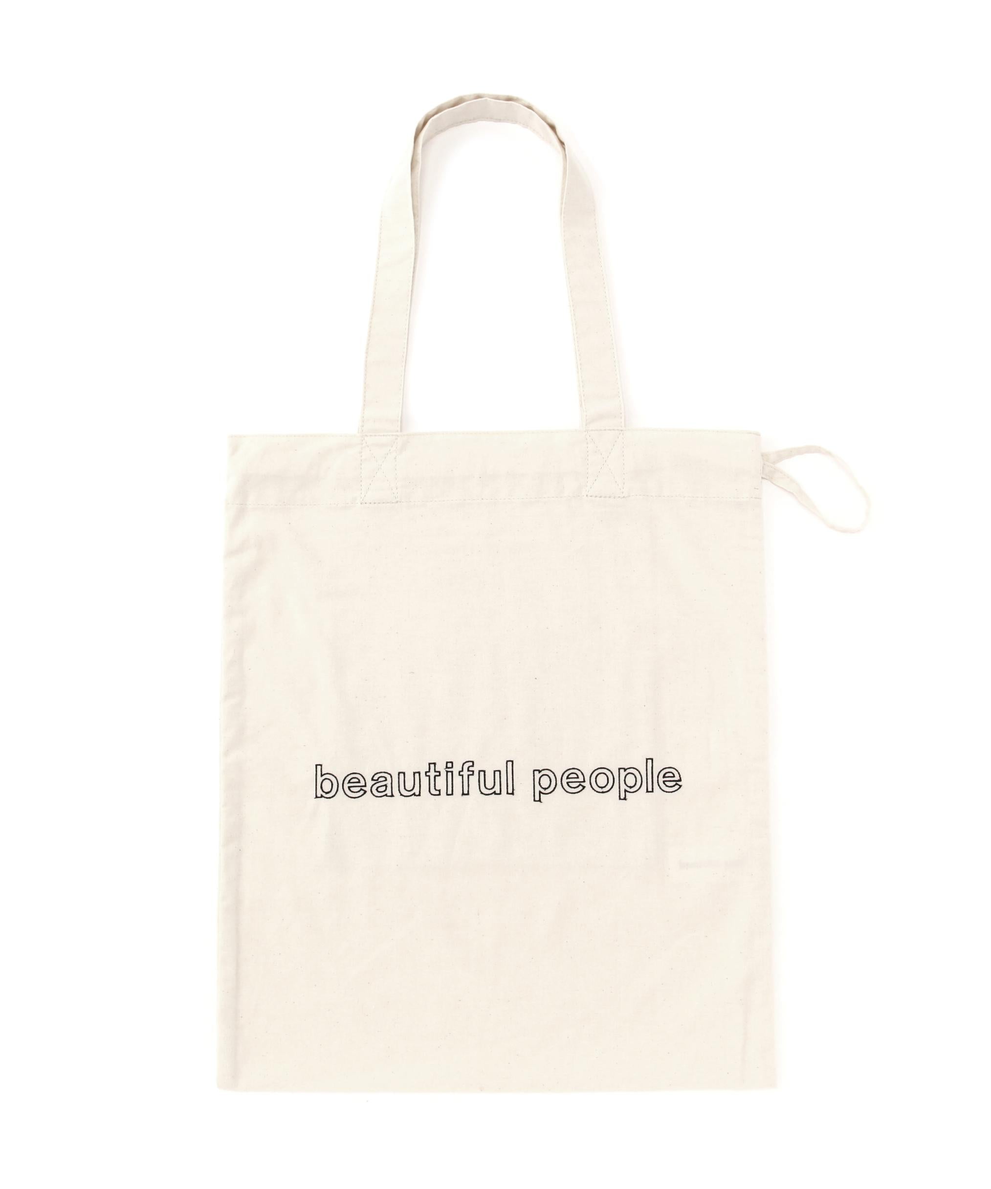 eautiful people/ビューティフルピープル/contou logo gatheing tote ag ナチュラル4