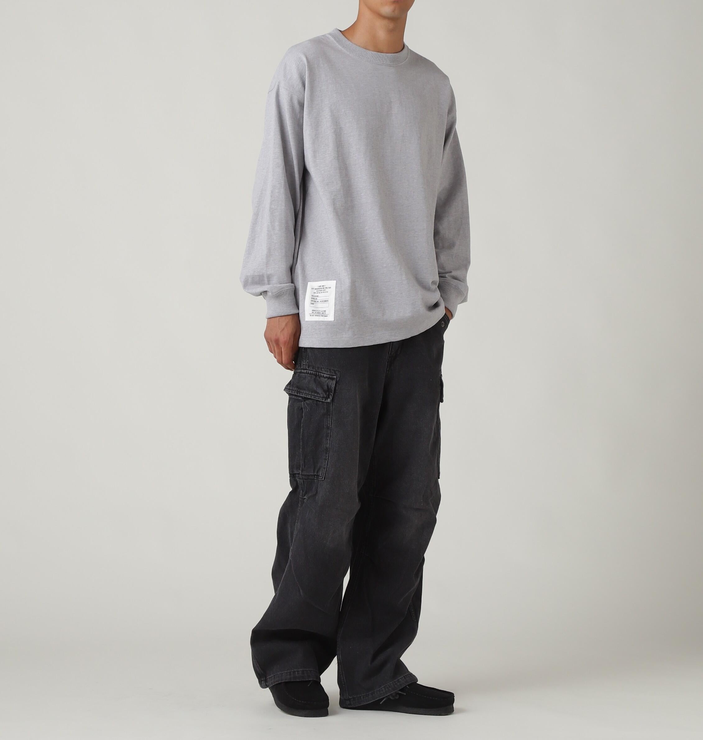 RASIC HEAVY WEIGHT L/S T-SHI>T / ベーシック ヘビーウェイト 長袖 Tシャツ / AVI>EX オックスフォード2