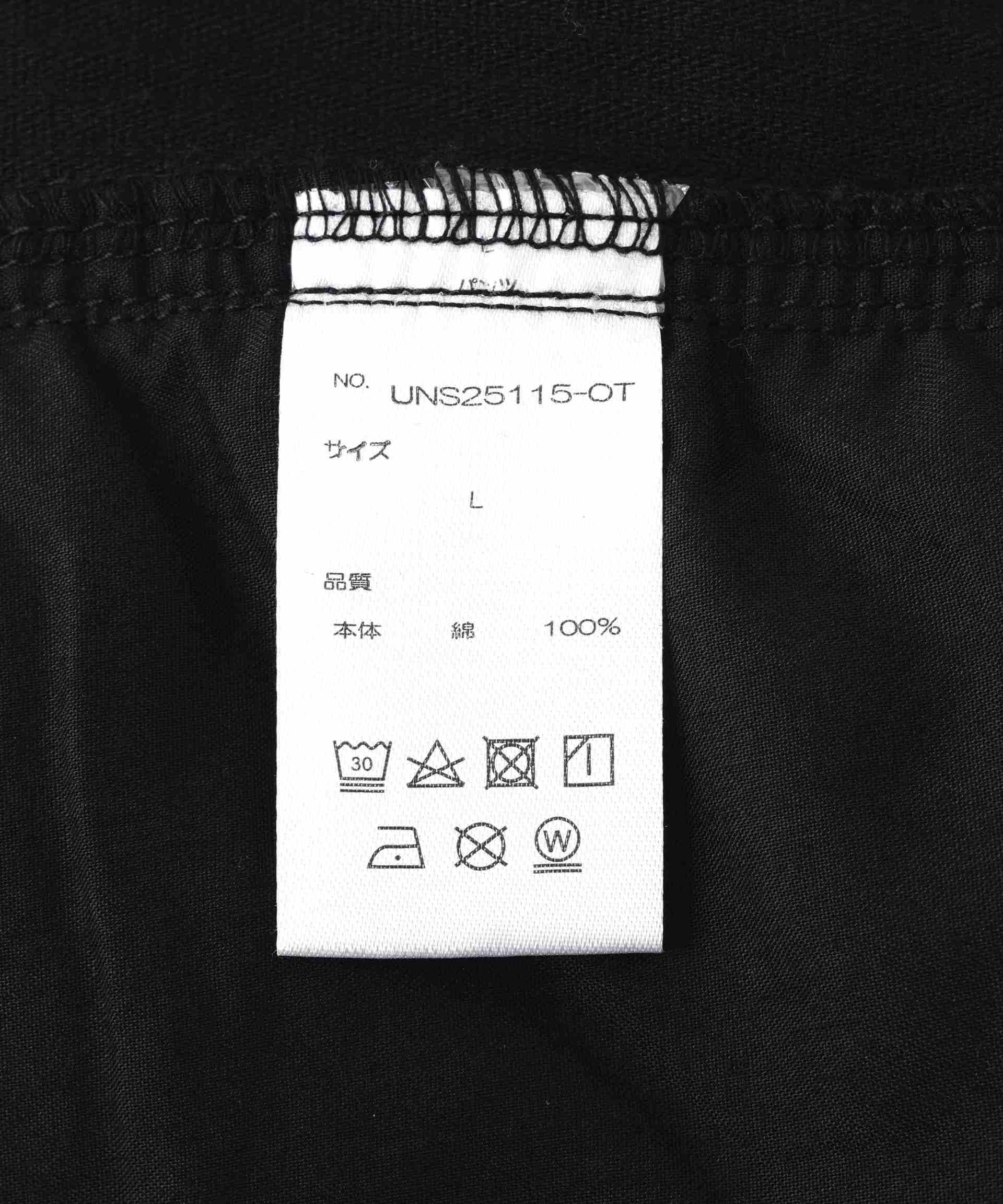 DankeSchon/ダンケシェーン/CO>DU>OY W-KNEE PANTS ブラック