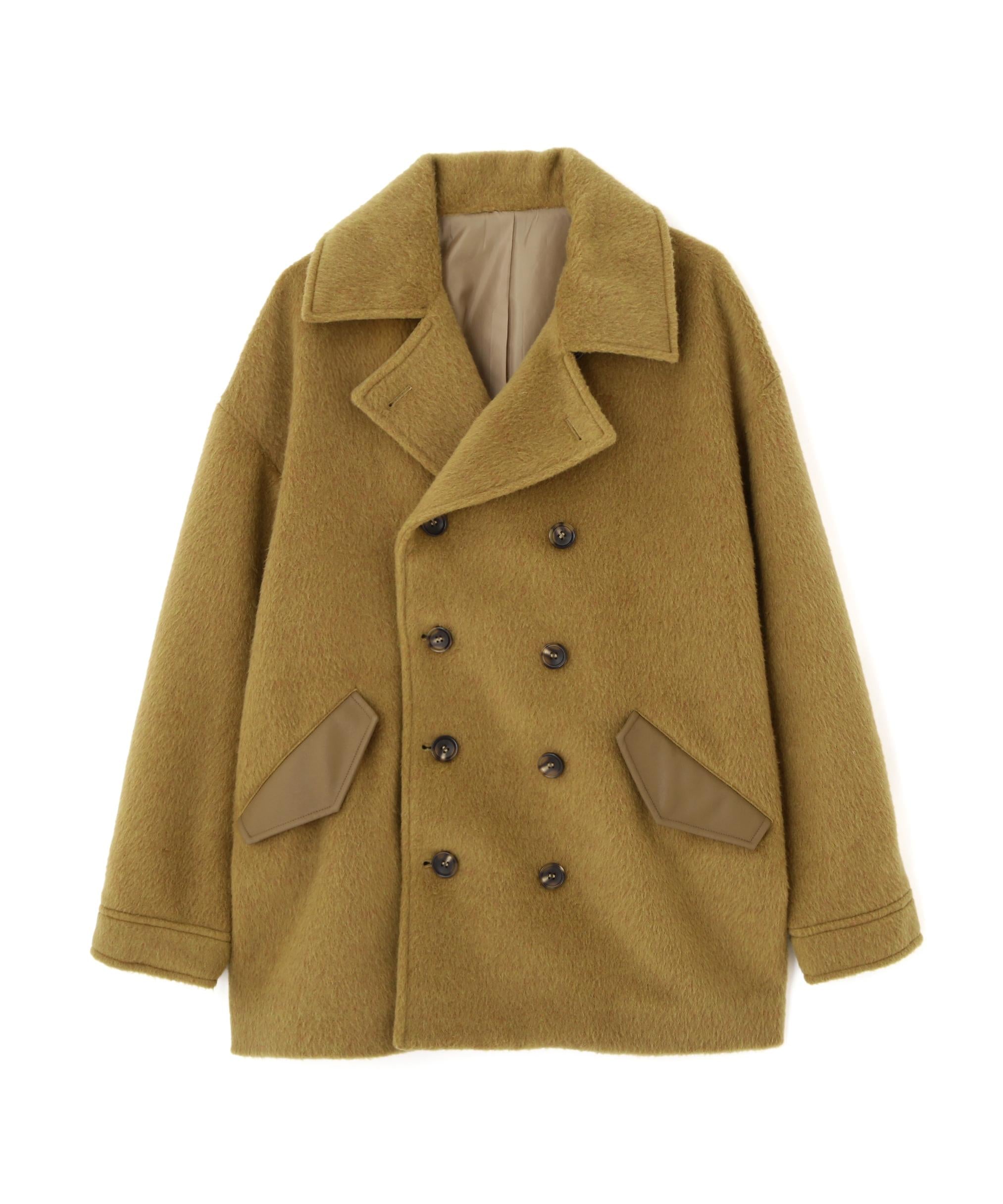 《直営店限定》SHAGGY PEA COAT/シャギーピーコート マスタード3