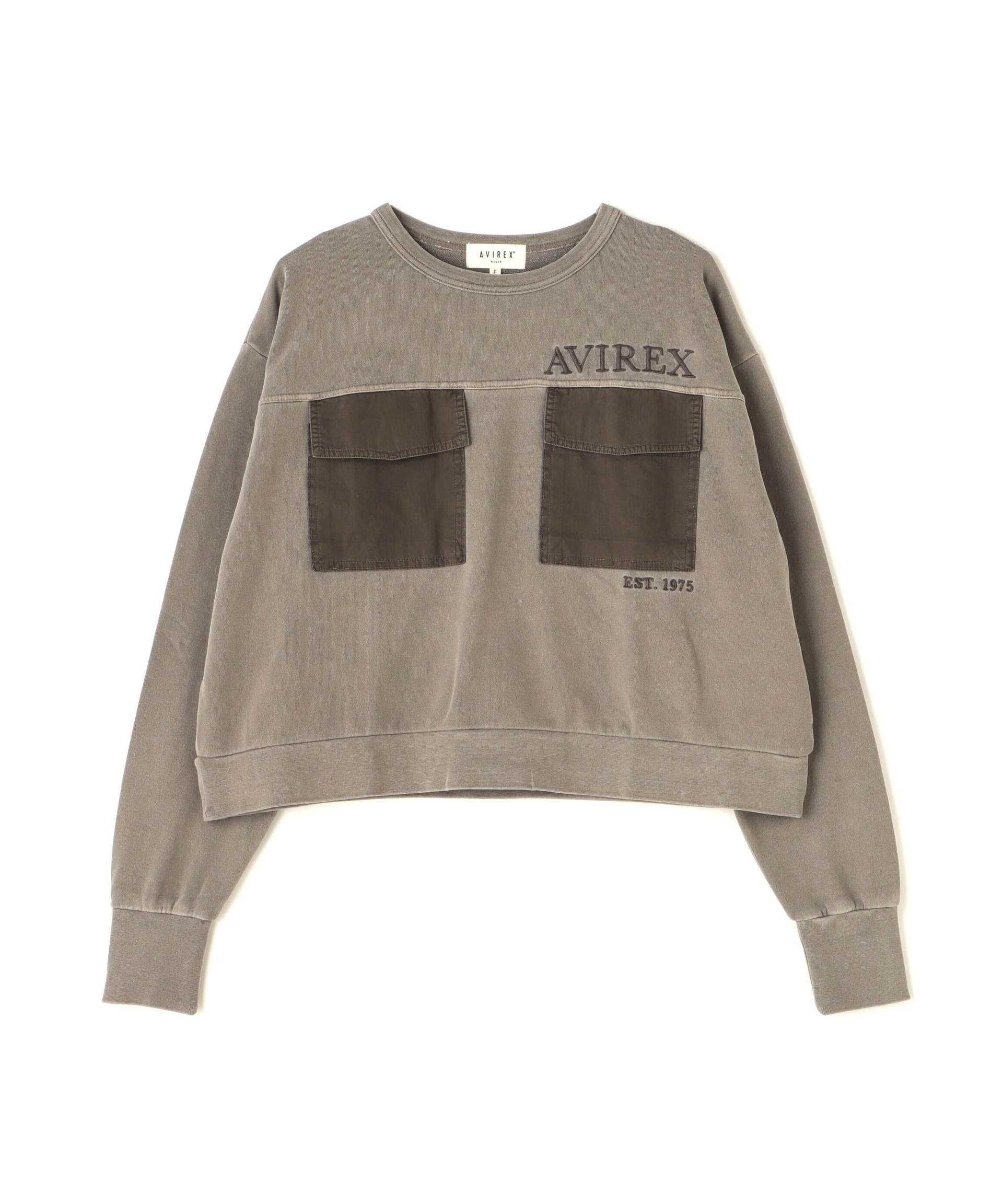 DOURLE POCKET SWEAT/ダブルポケットスウェット モカ