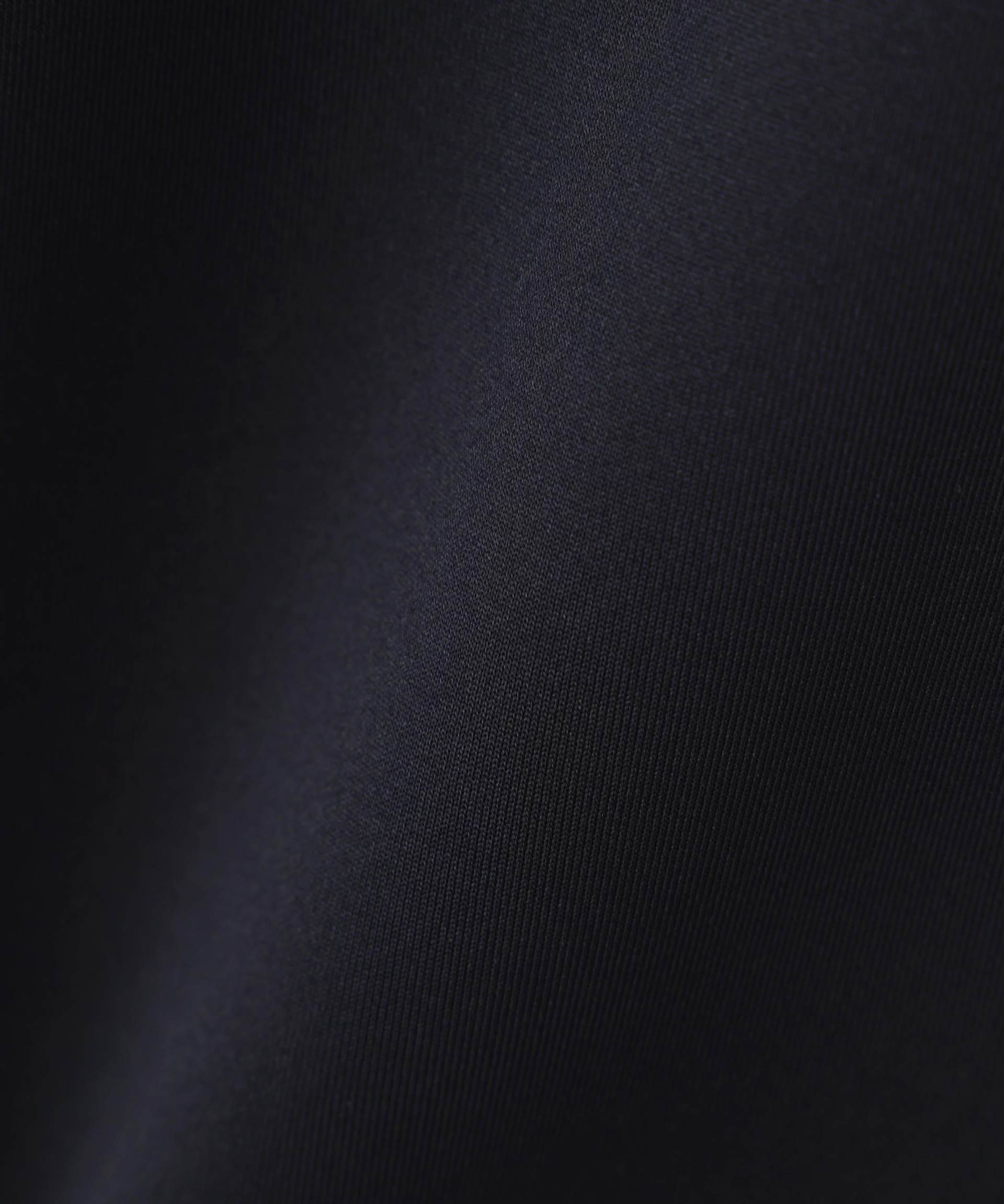 パールビーズスリーブジャージトップス ネイビー