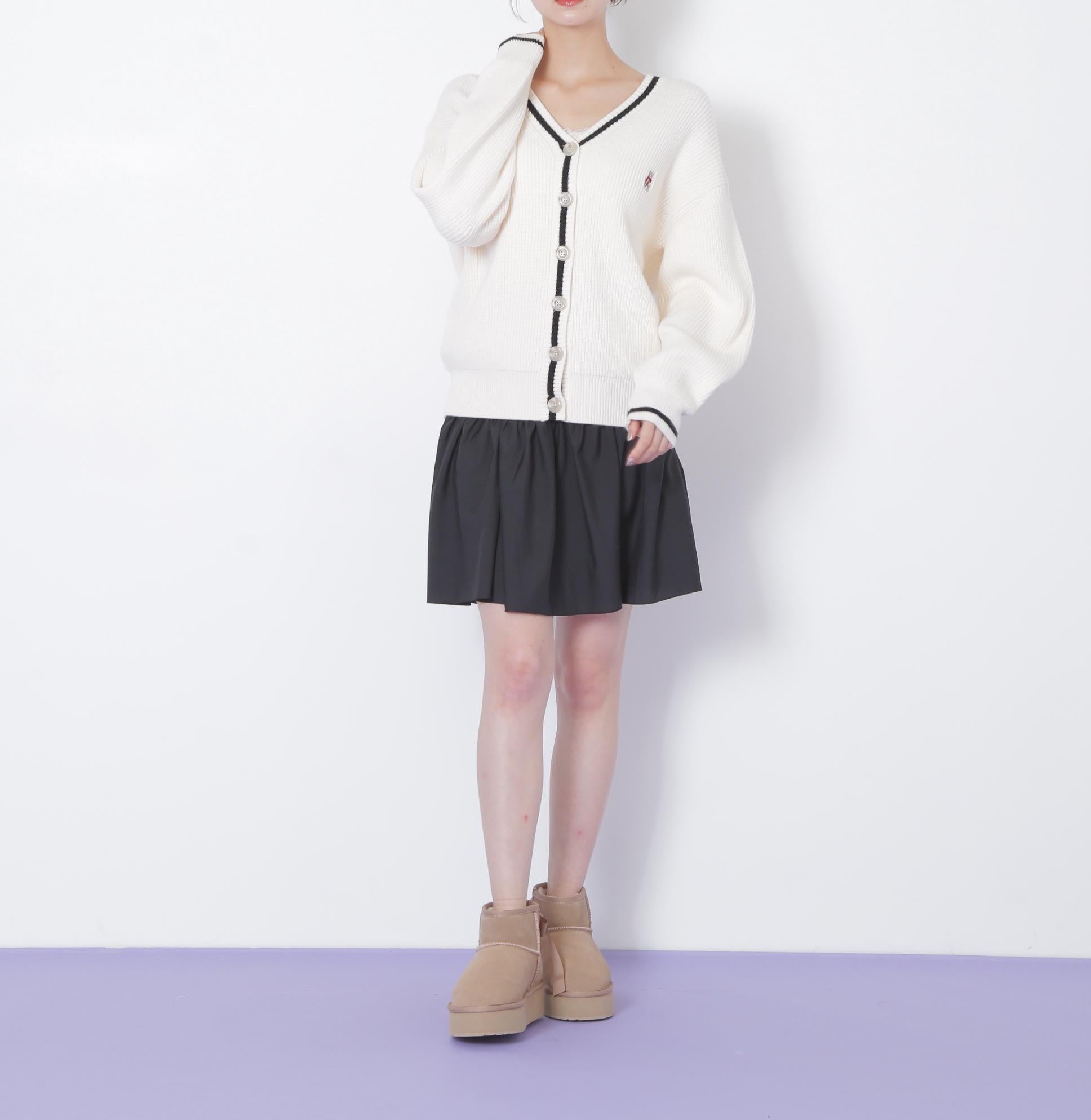 <BEARシリーズ>カーディガンセットアップ エクリュ