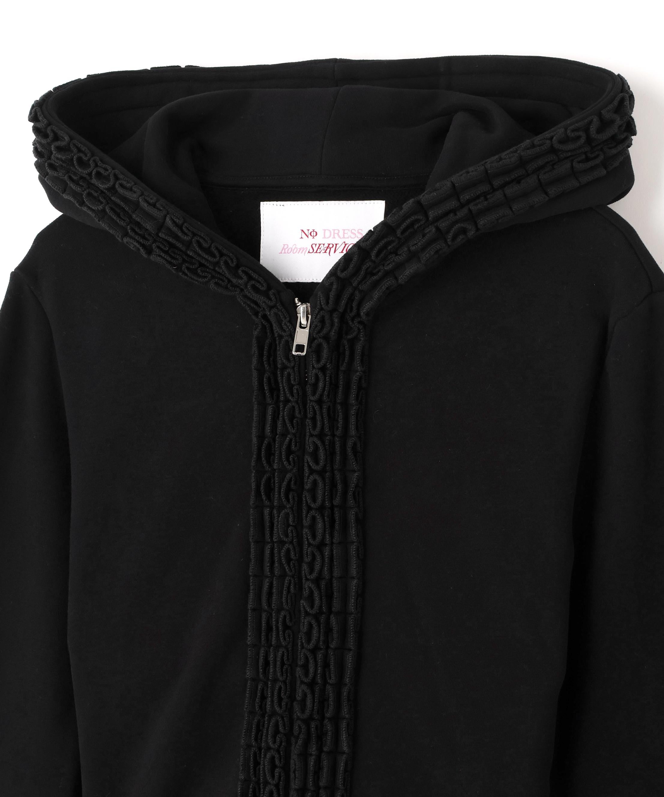 Nφdress/ノードレス/Hoodie Jacket ブラック