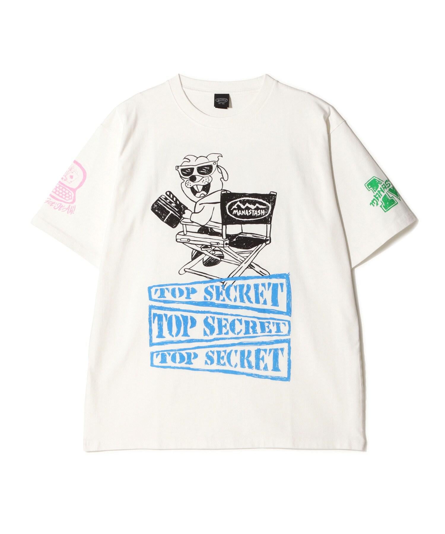 MANASTASH/マナスタッシュ/PUMICE TEE MIXED UP ホワイト