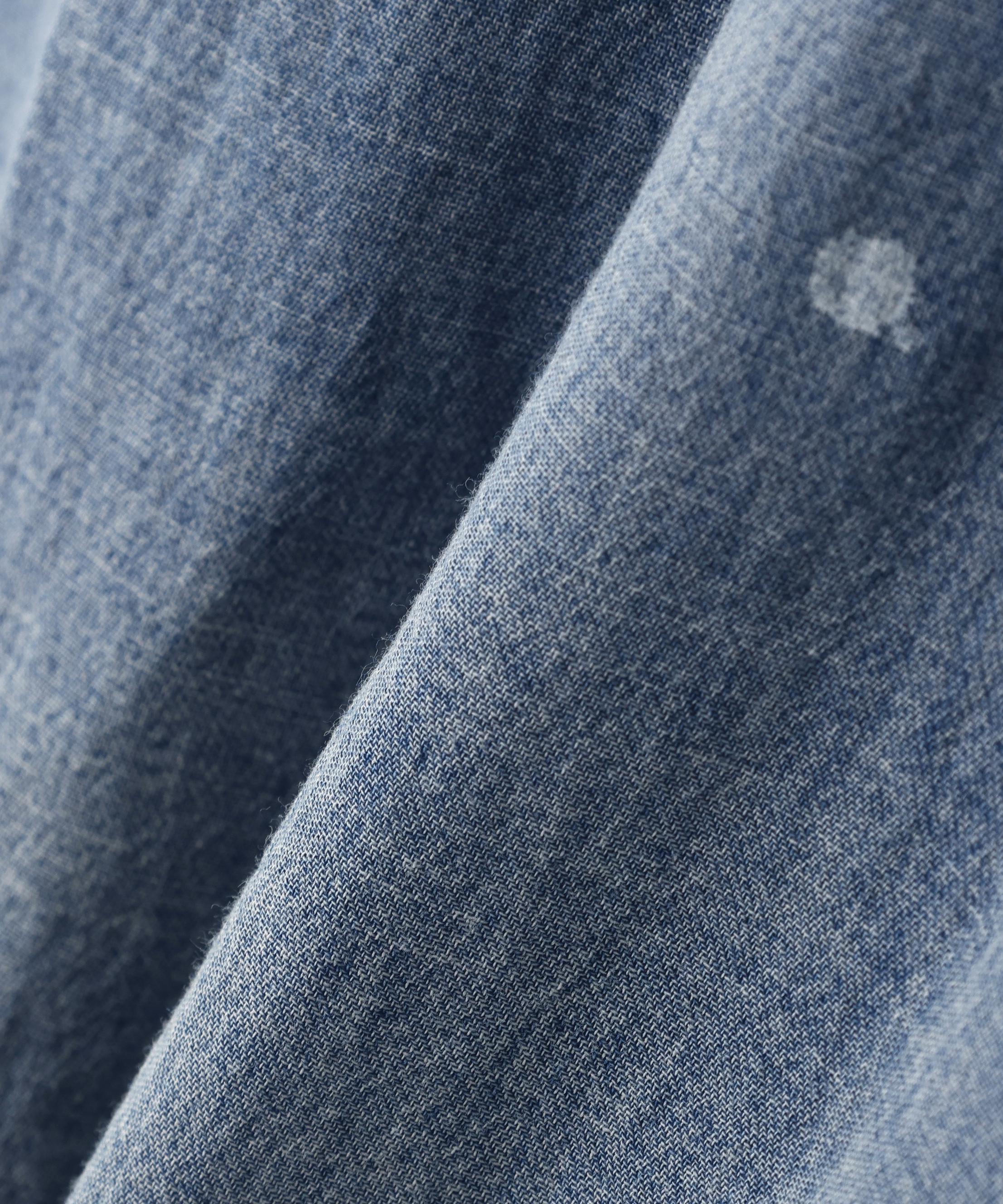 DankeSchon/ダンケシェーン/SHEER DENIM SHIRTS インディゴ7