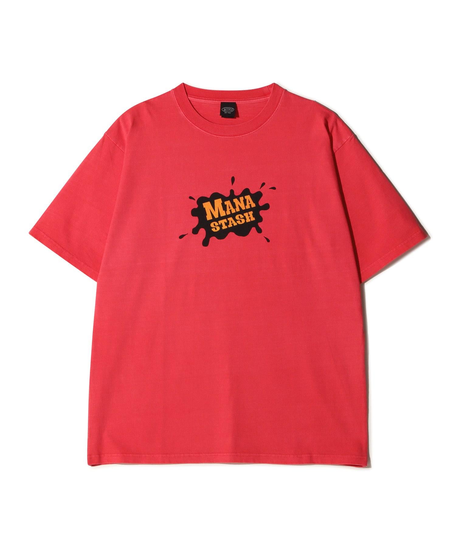 MANASTASH/マナスタッシュ/PUMICE TEE CE>EAL レッド
