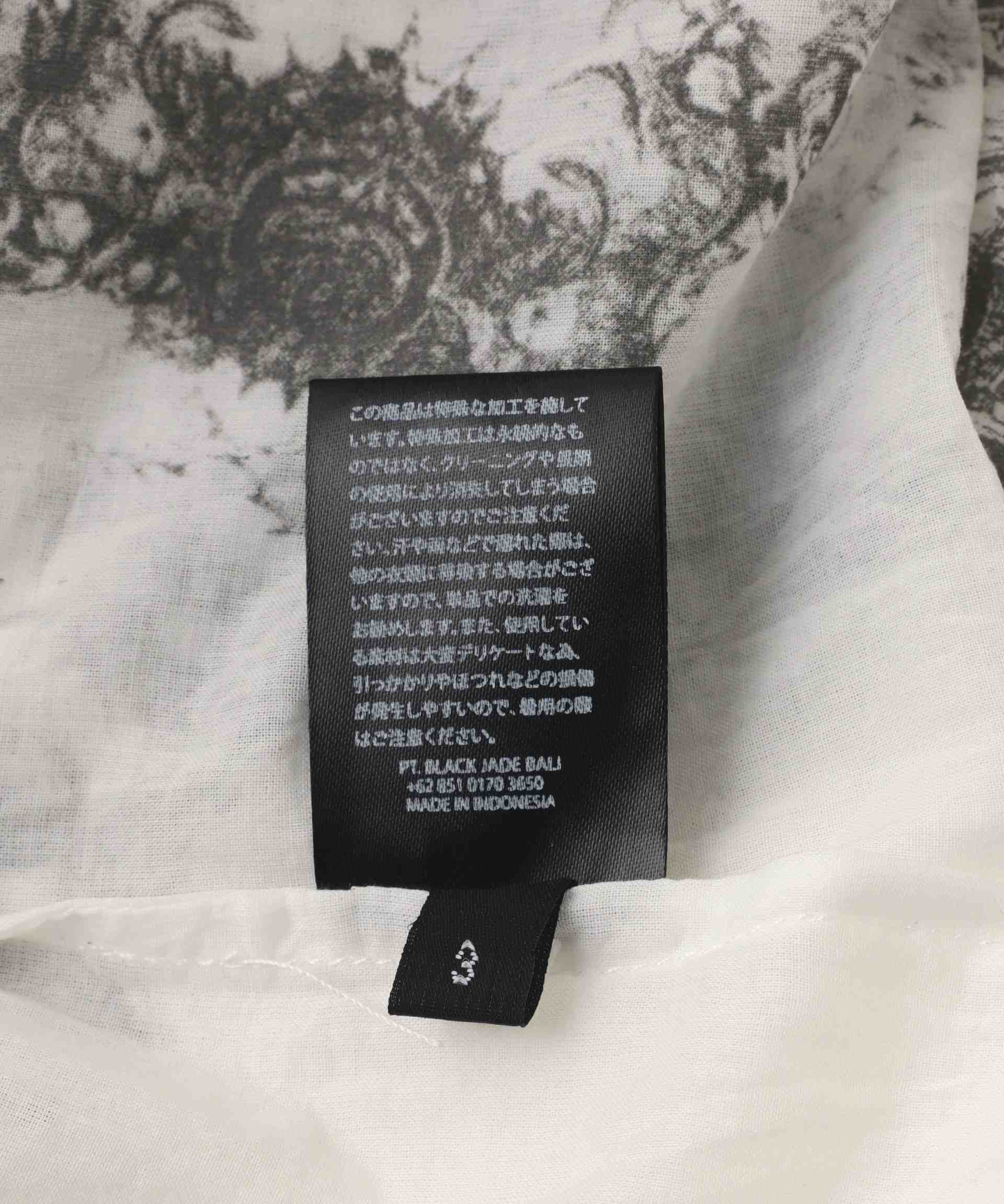 KM>ii/ケムリ/別注Stand Colla Laye Shit ホワイト