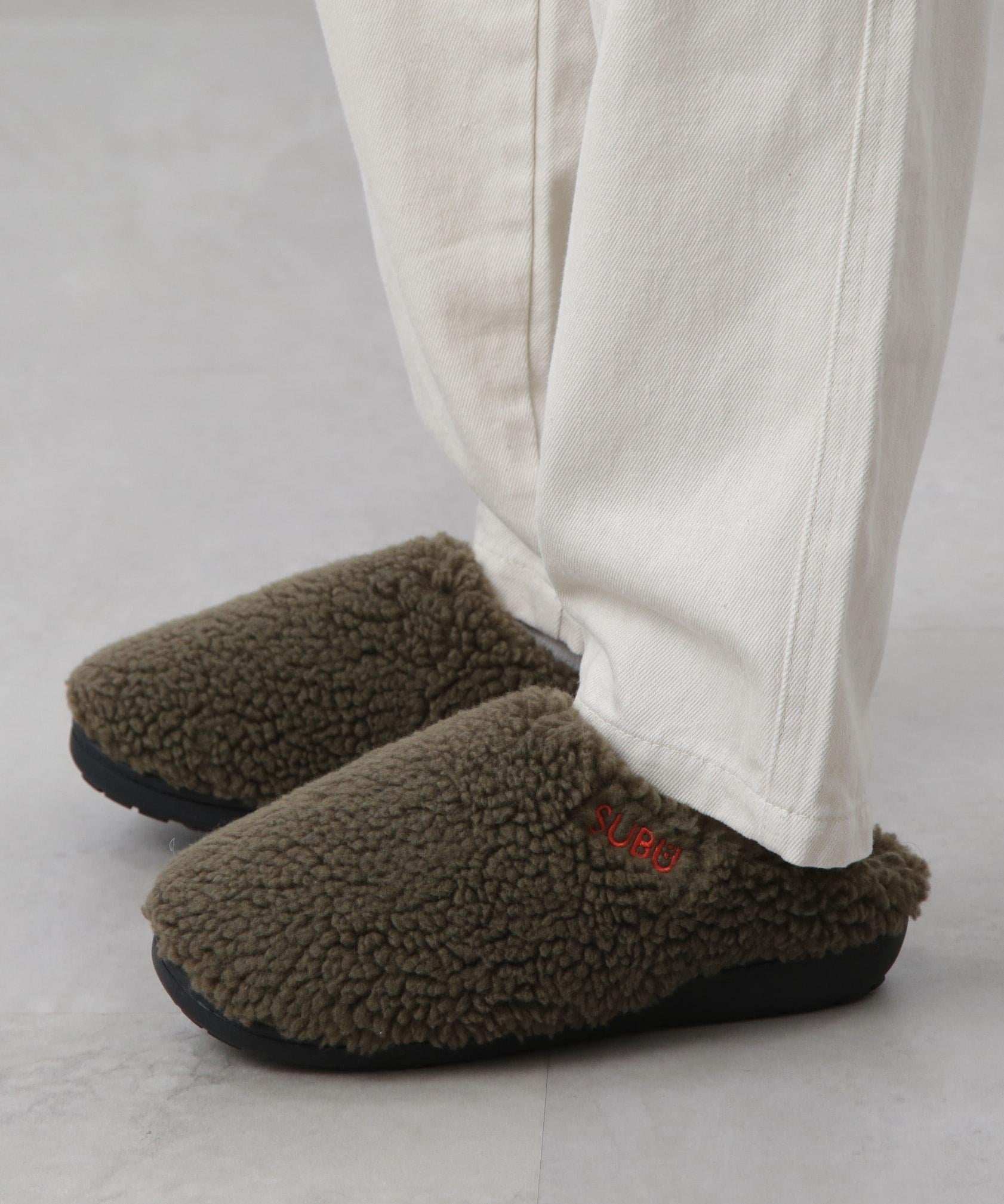SURU×MANASTASH /スブ×マナスタッシュ/ROA FLEECE SANDAL カーキ