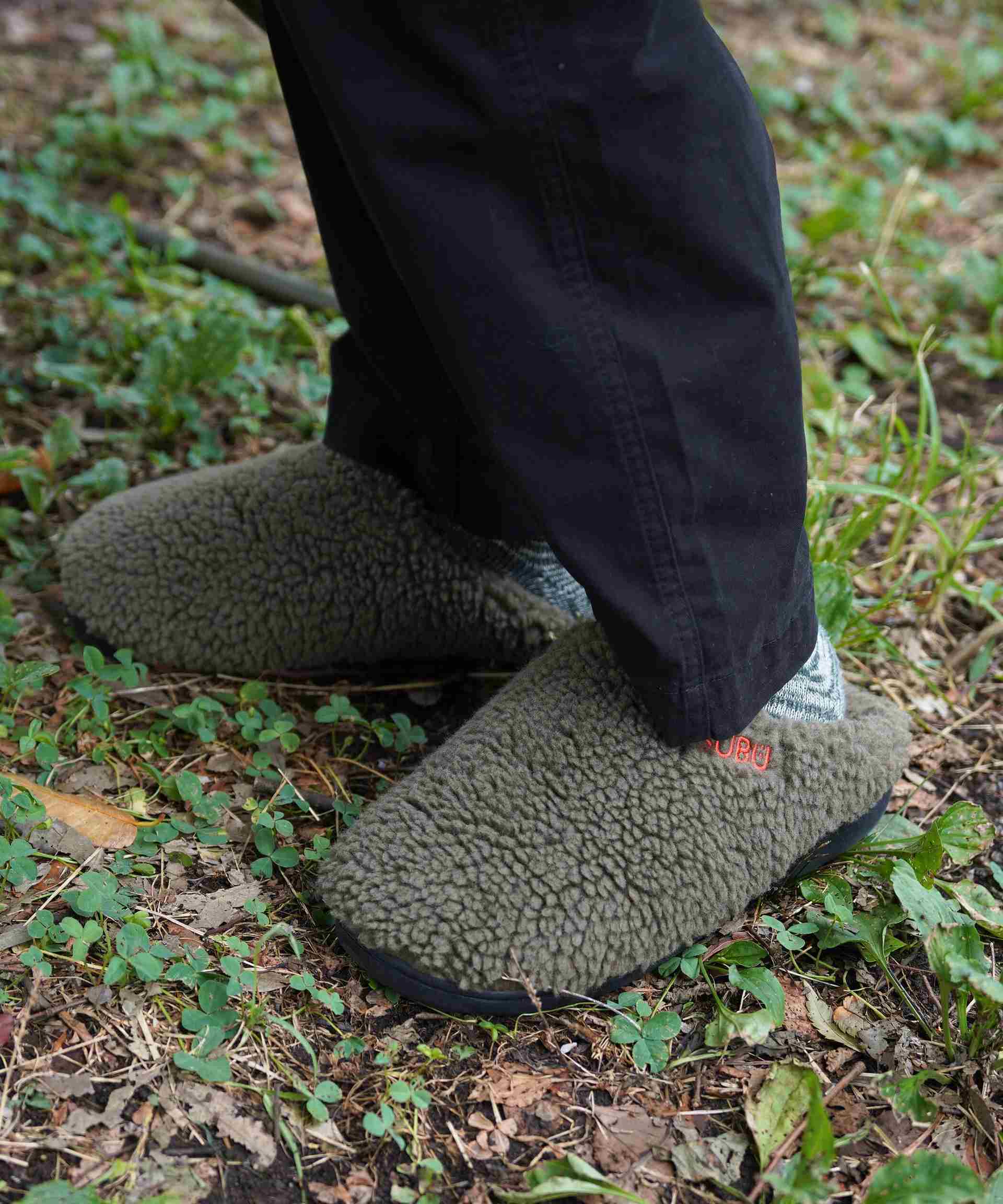 SURU×MANASTASH /スブ×マナスタッシュ/ROA FLEECE SANDAL カーキ