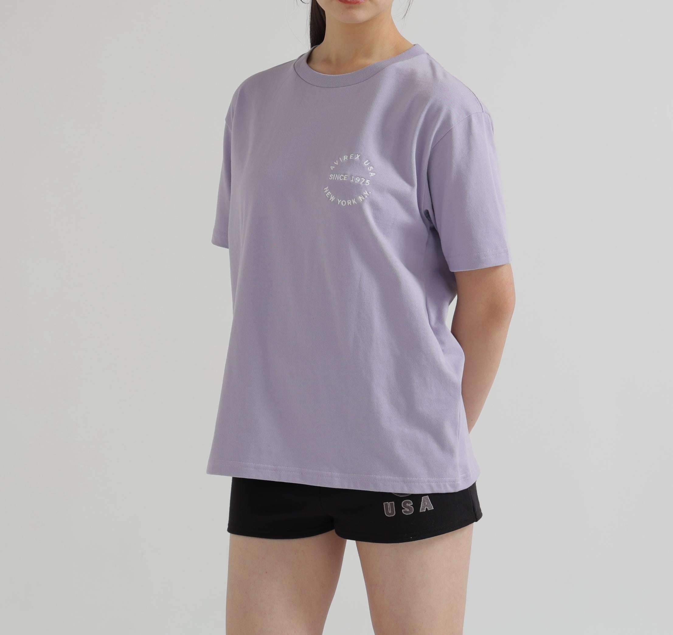 《WOMAN》VARSITY LOGO S/S T-SHIRT ラベンダー7