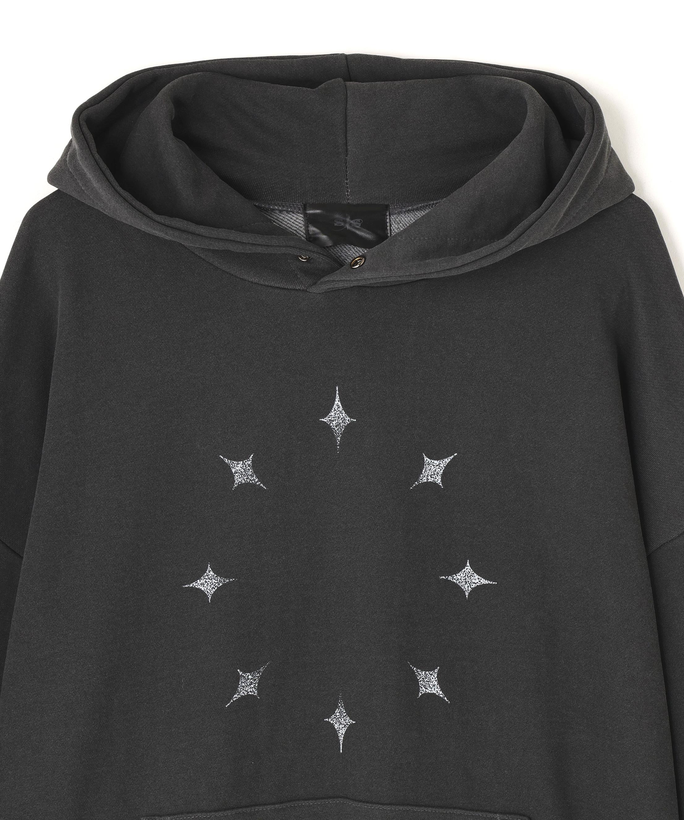 SIS/エスアイエス/circle star P/O Sweat ブラック
