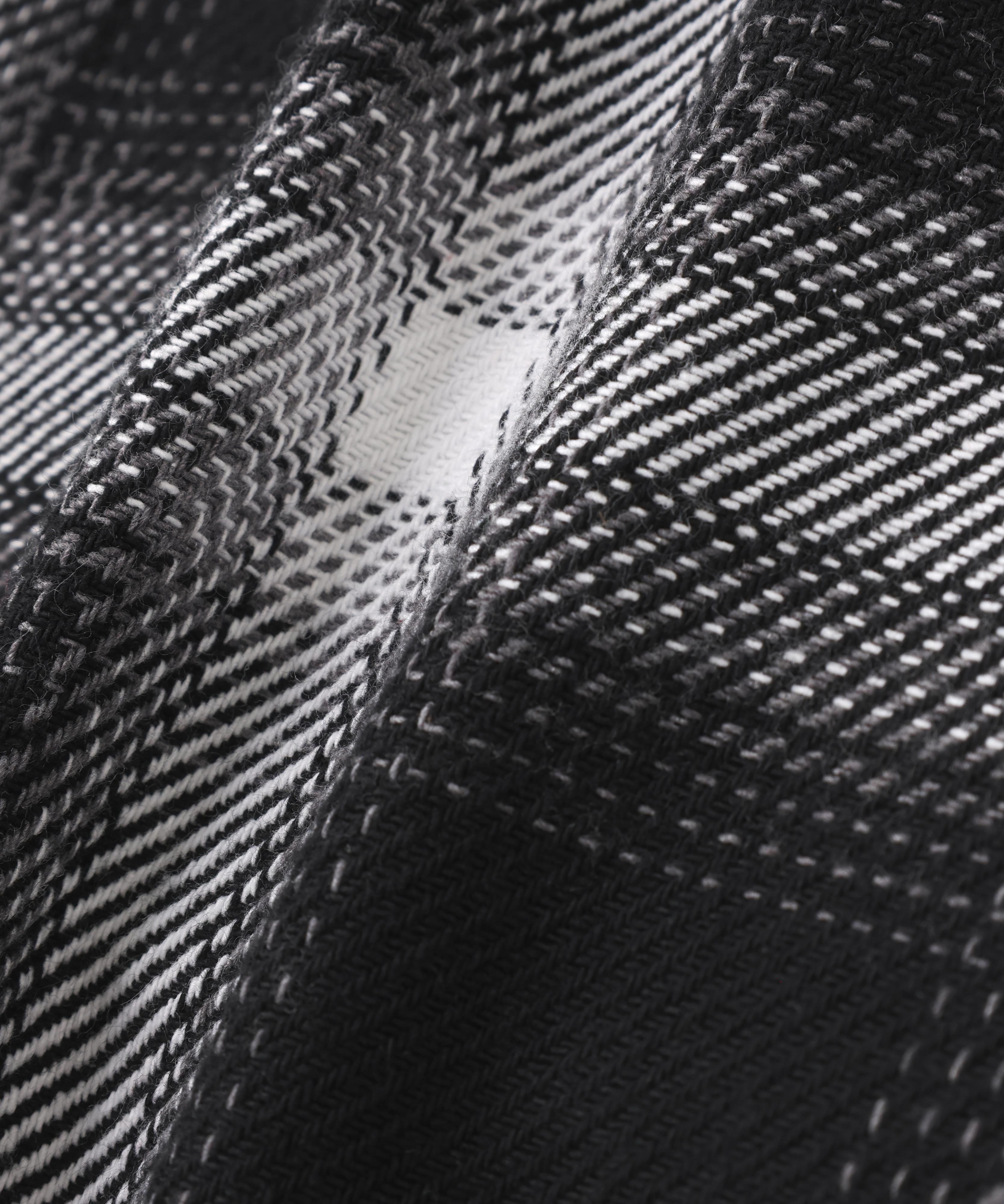 DankeSchon/ダンケシェーン/FLANNEL DAMAGE SHIRTS OMBRE ホワイト