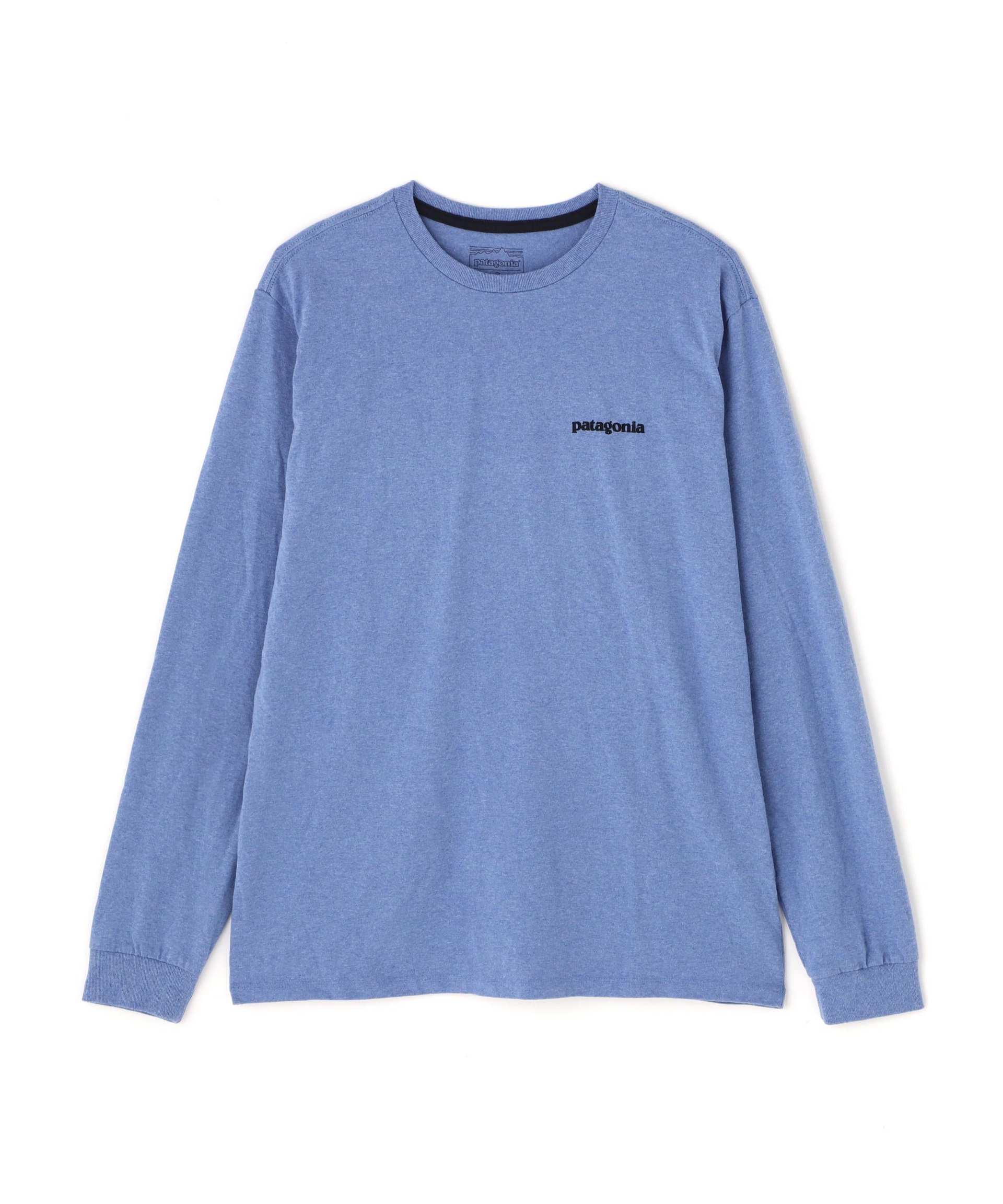 Patagonia/パタゴニア メンズ・ロングスリーブ・P-6ロゴ・レスポンシビリティー ブルー