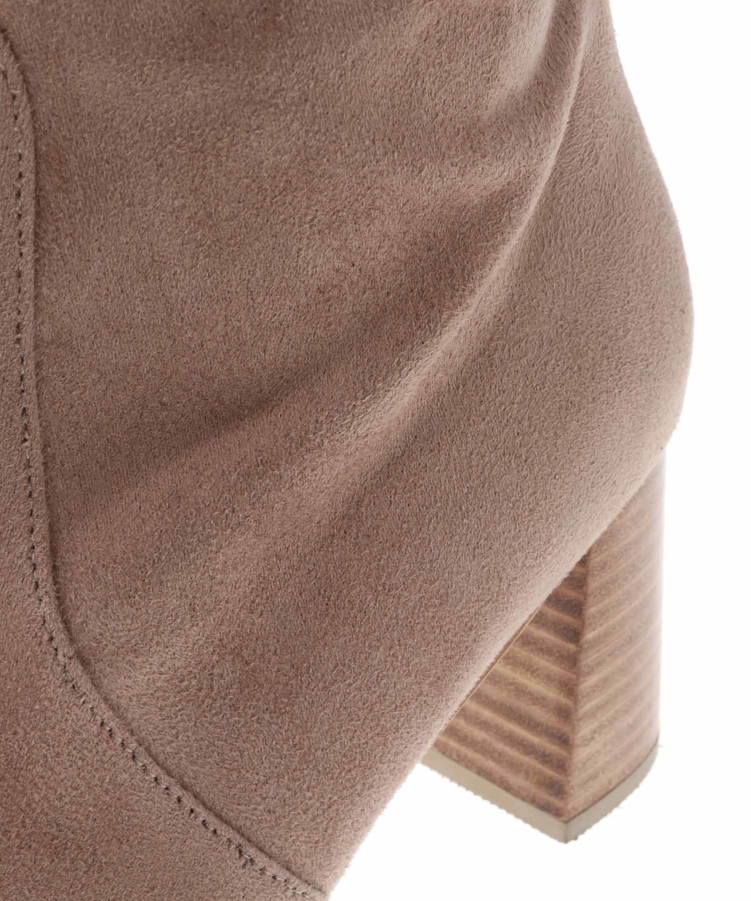 トランテアン ソン ドゥ モード 31 Sons de mode フェイクスウェードロングブーツ (ベージュ) BEIGE