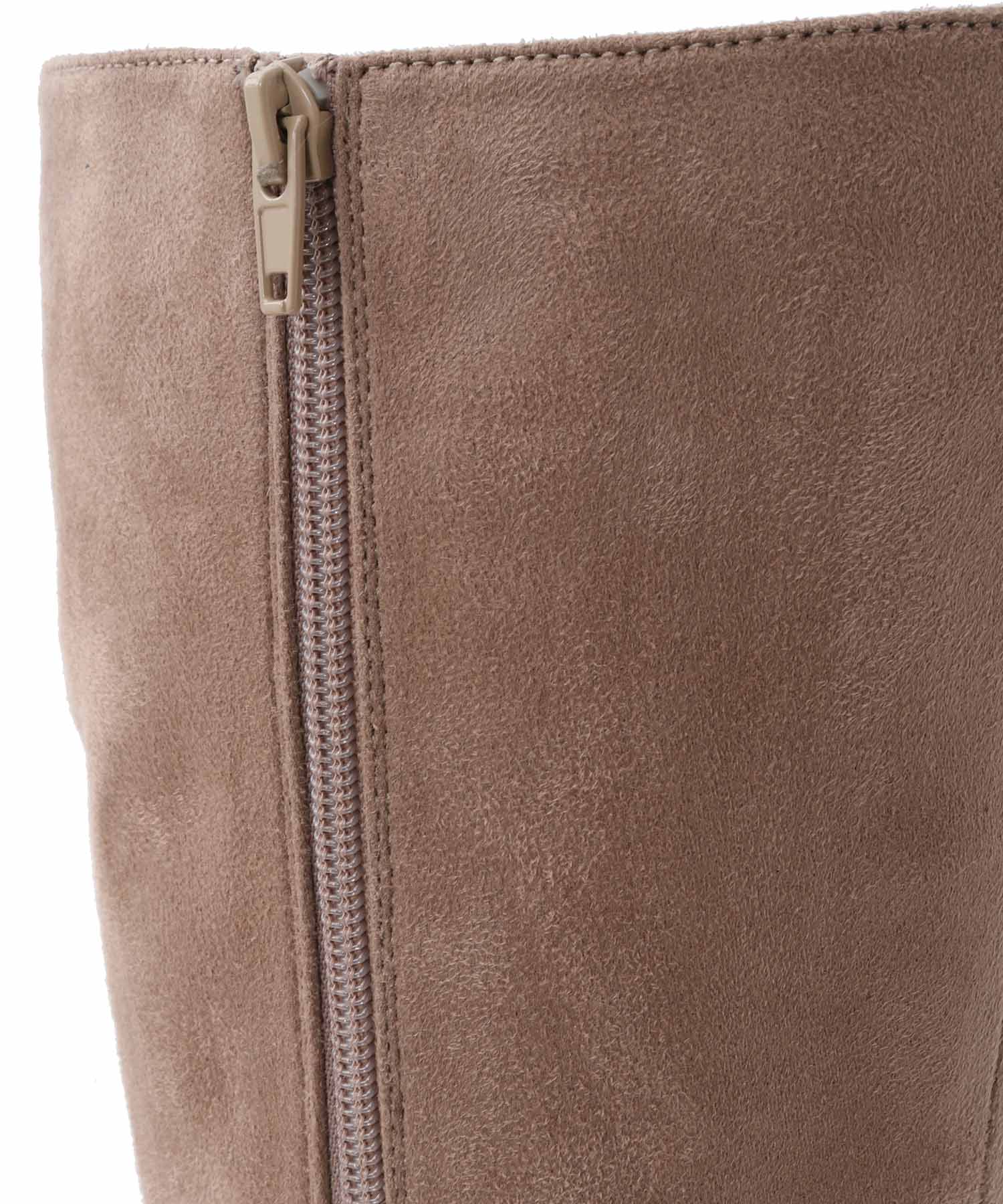 トランテアン ソン ドゥ モード 31 Sons de mode フェイクスウェードロングブーツ (ベージュ) BEIGE