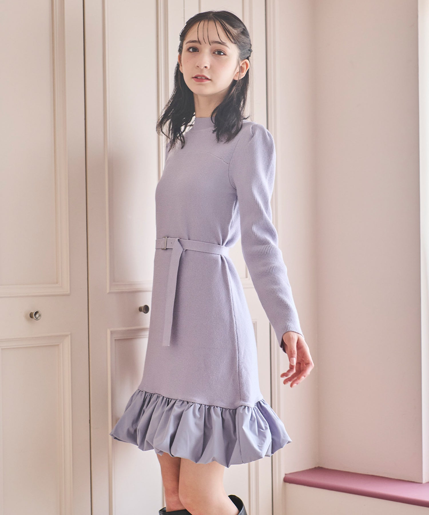 トランテアン ソン ドゥ モード 31 Sons de mode バルーンフリルミニワンピース