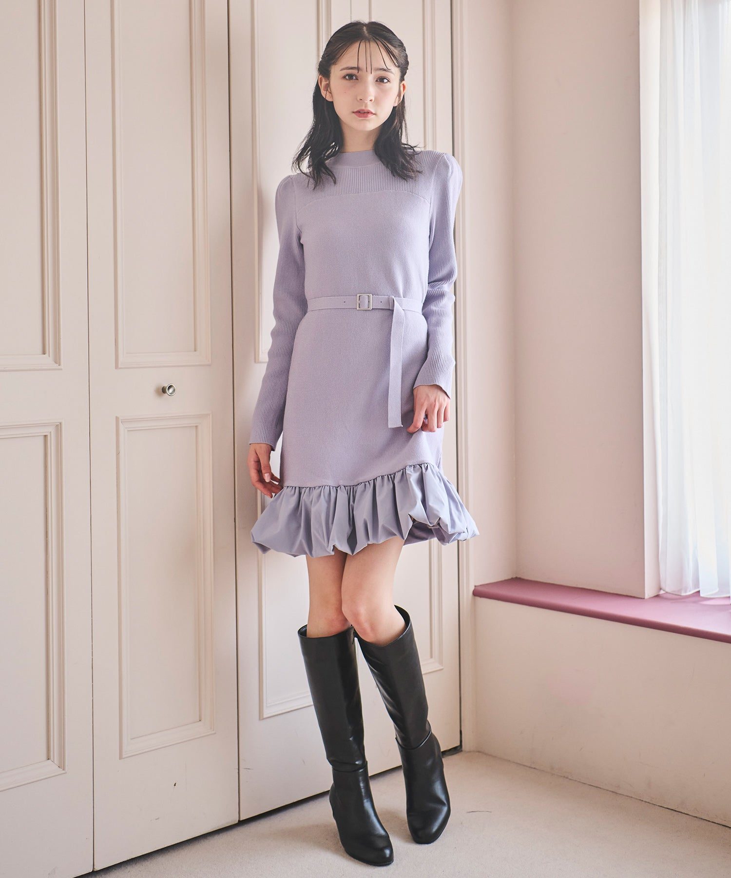 トランテアン ソン ドゥ モード 31 Sons de mode バルーンフリルミニワンピース