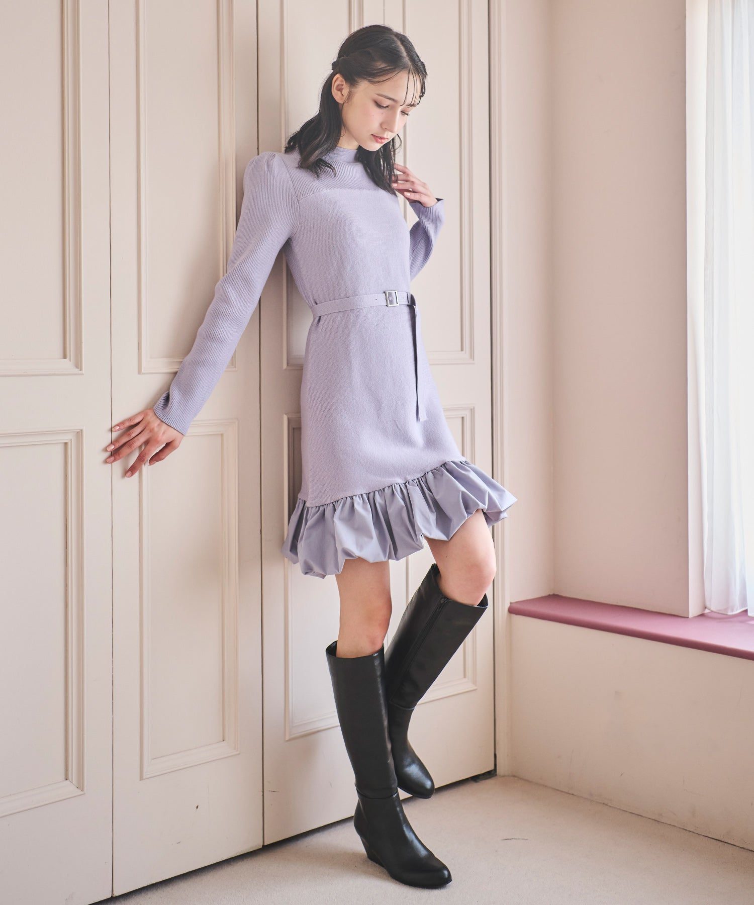 トランテアン ソン ドゥ モード 31 Sons de mode バルーンフリルミニワンピース