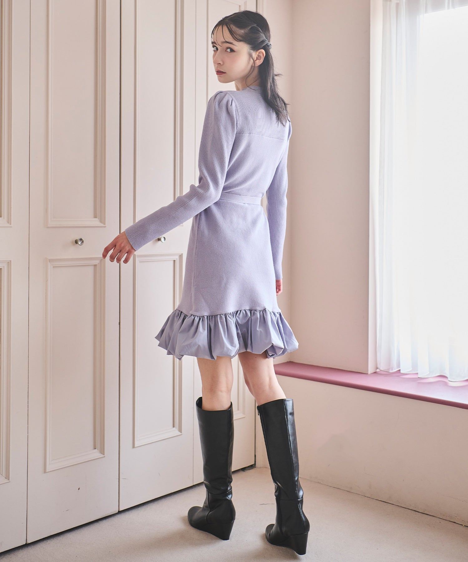 トランテアン ソン ドゥ モード 31 Sons de mode バルーンフリルミニワンピース