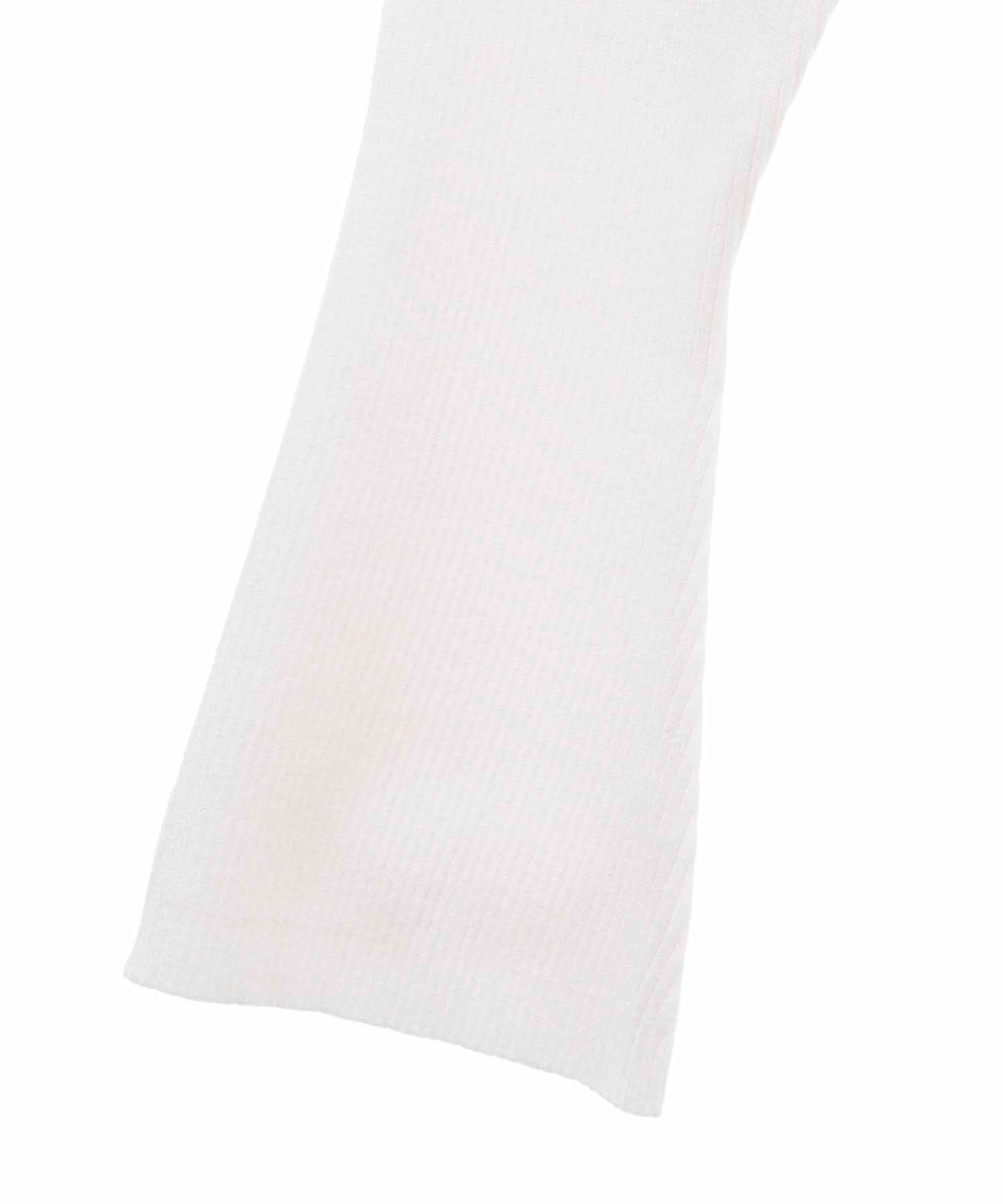 トランテアン ソン ドゥ モード 31 Sons de mode フリルネックチョーカーリブニット (ブラック) BLACK