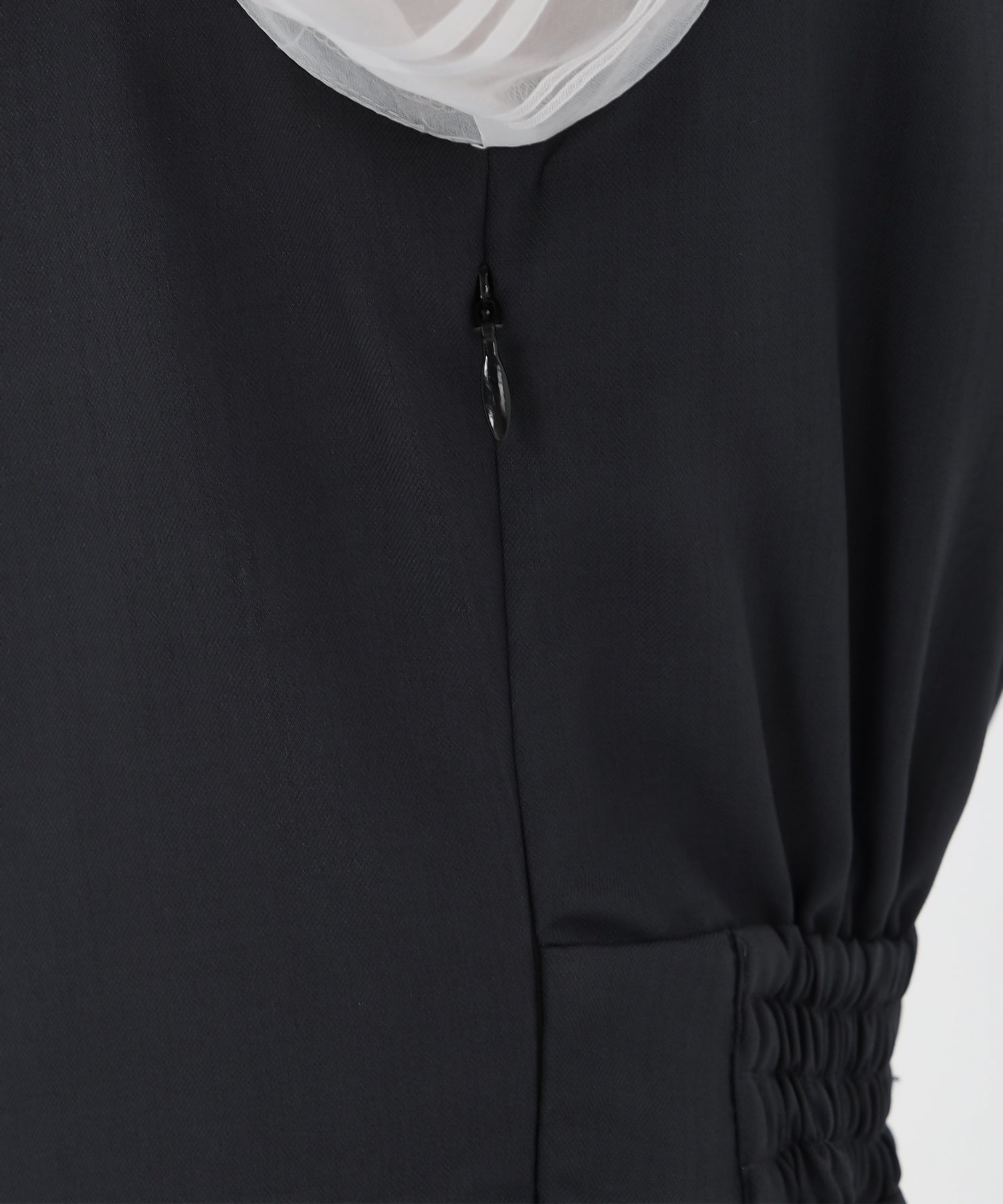 トランテアン ソン ドゥ モード 31 Sons de mode 2025春夏新作 シアーストライプフリルワンピース (NAVY) NAVY