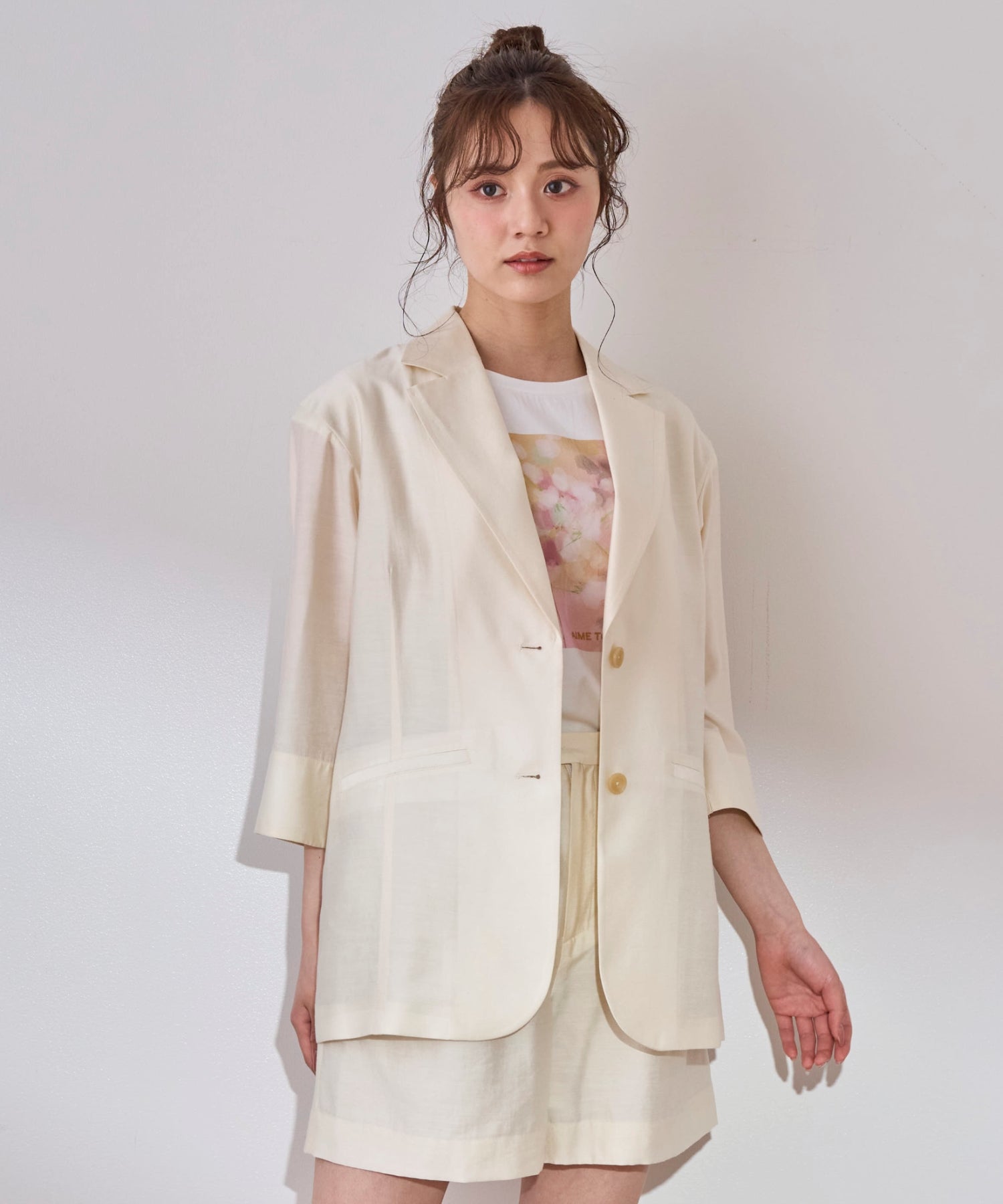 トランテアン ソン ドゥ モード 31 Sons de mode 2025春夏新作 シアージャケット (OFF-WHITE) OFF-WHITE
