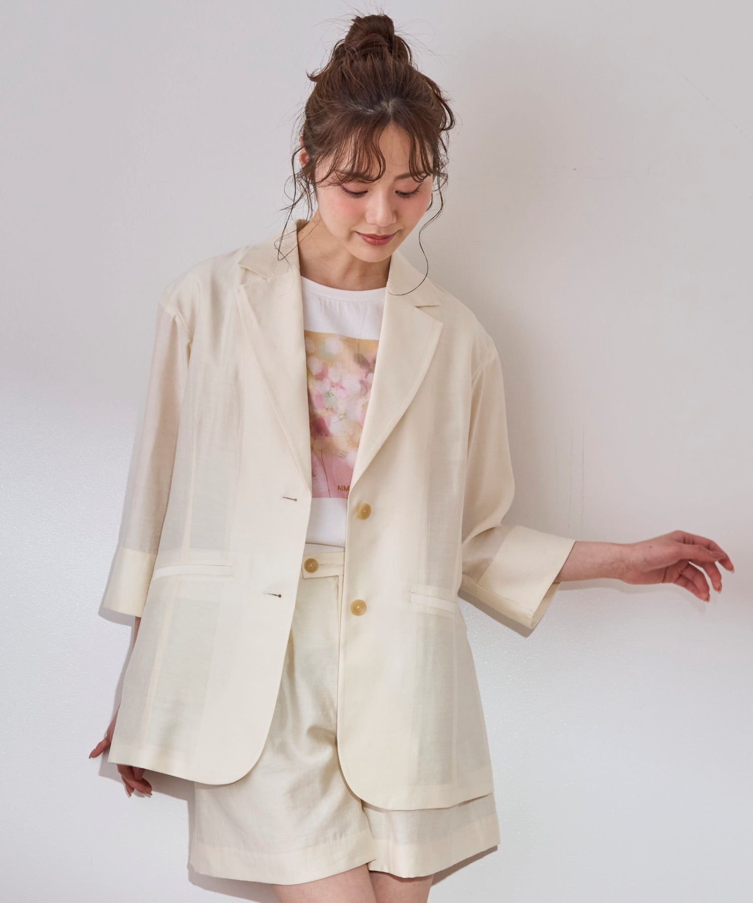 トランテアン ソン ドゥ モード 31 Sons de mode 2025春夏新作 シアージャケット (OFF-WHITE) OFF-WHITE