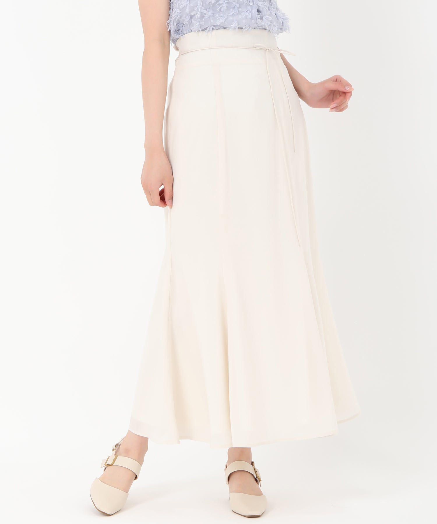 トランテアン ソン ドゥ モード 31 Sons de mode 2025春夏新作 シアーマーメイドスカート (BEIGE) BEIGE