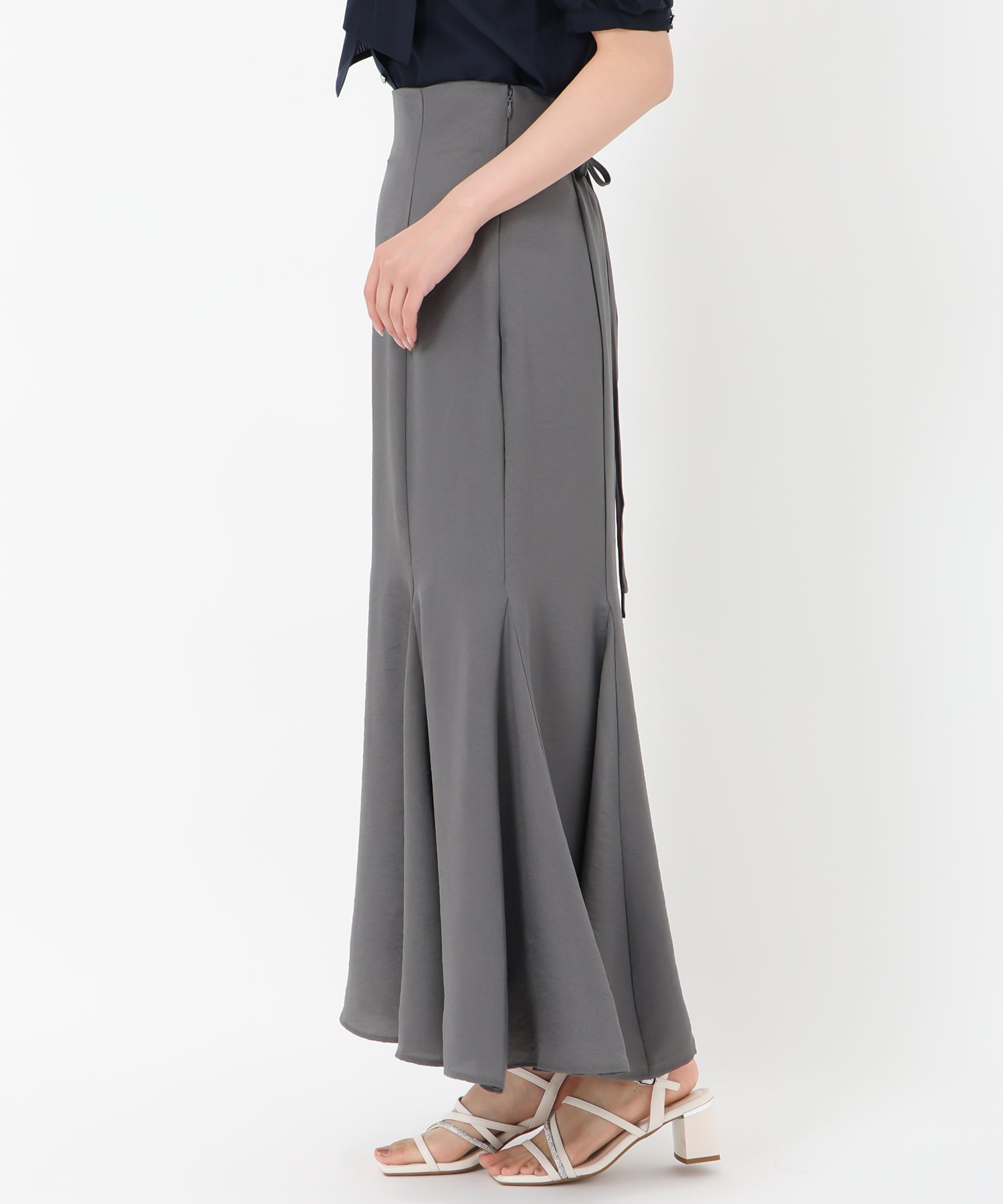 トランテアン ソン ドゥ モード 31 Sons de mode 2025春夏新作 シャイニーマーメイドスカート (GREEN) GREEN